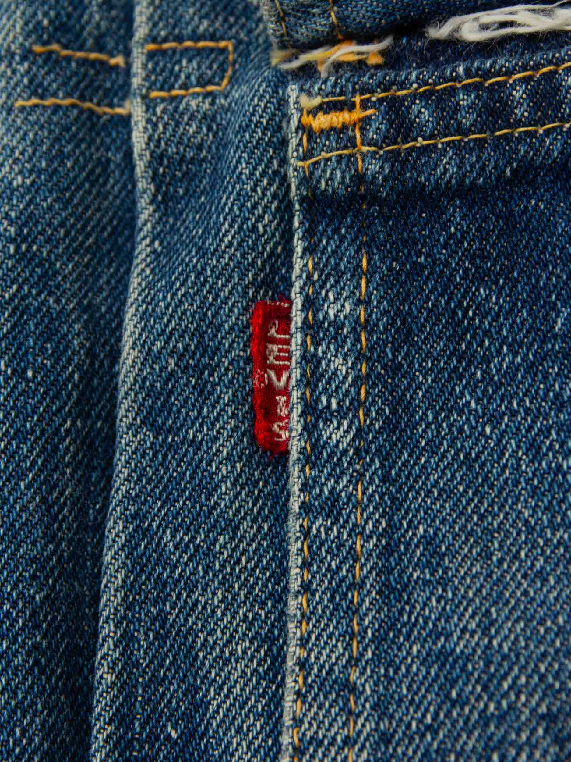 Vtg 1950s Levi's Big E Type II Denim Jacket – Made in USA (S) - Image 3
