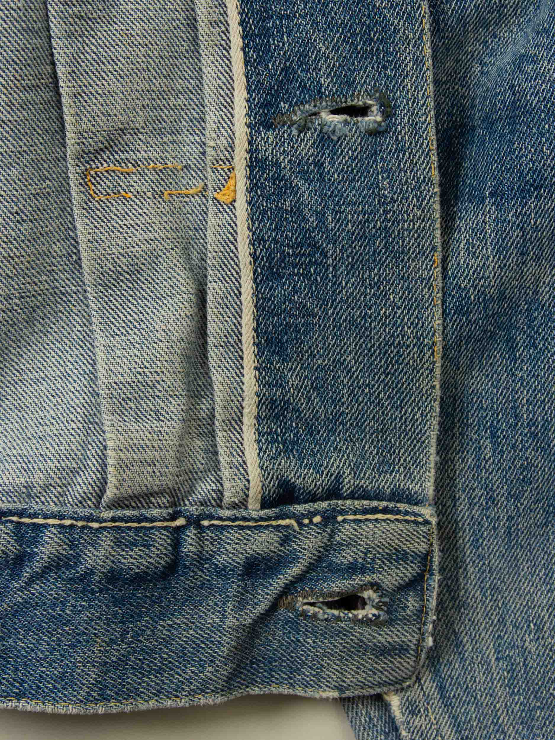 Vtg 1950s Levi's Big E Type II Denim Jacket – Made in USA (S) - Image 7