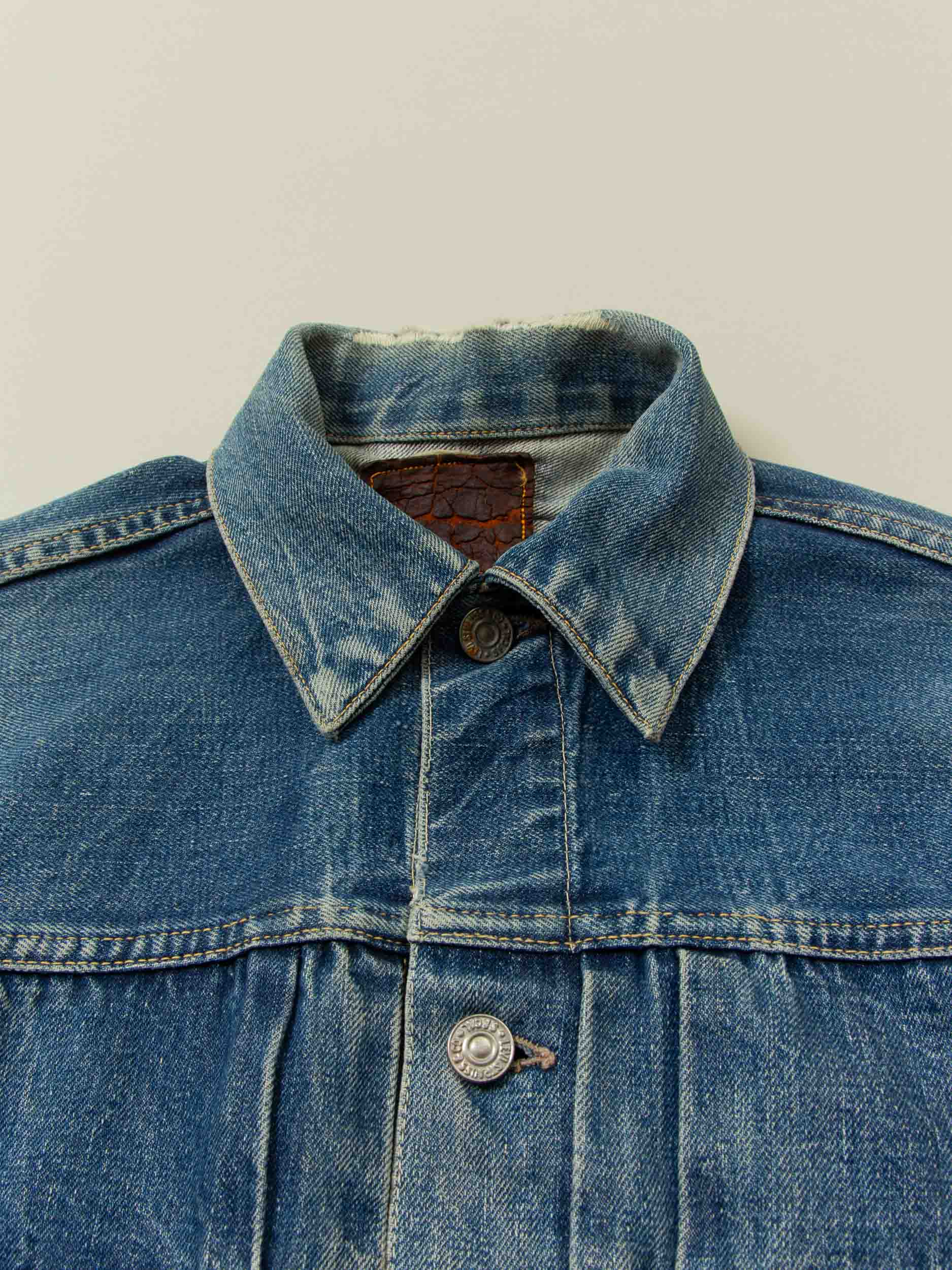 Vtg 1950s Levi's Big E Type II Denim Jacket – Made in USA (S) - Image 8