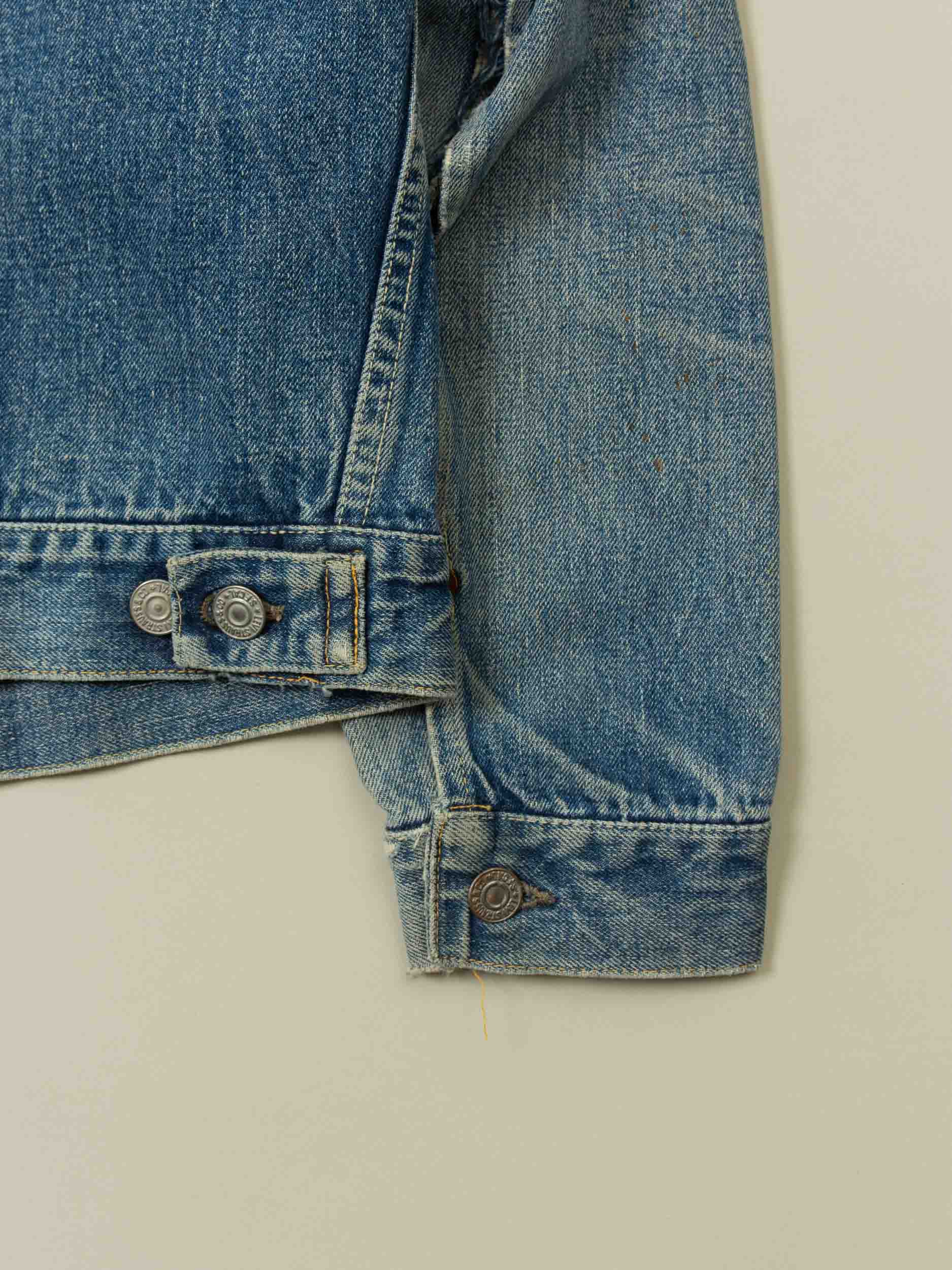 Vtg 1950s Levi's Big E Type II Denim Jacket – Made in USA (S) - Image 9