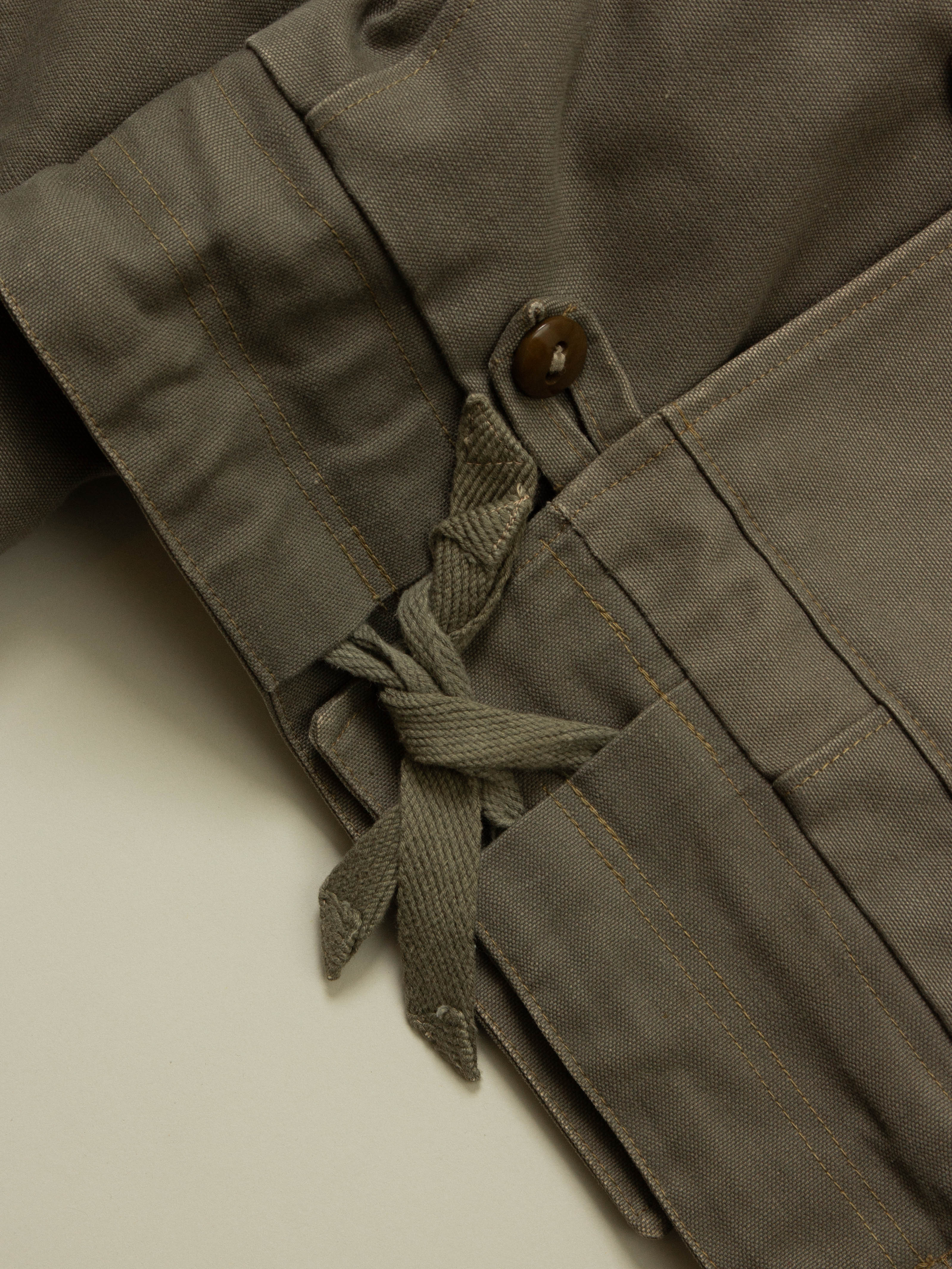 Vtg 1950s Rare Swedish Army Hooded Dispatch Jacket (L) - Image 6