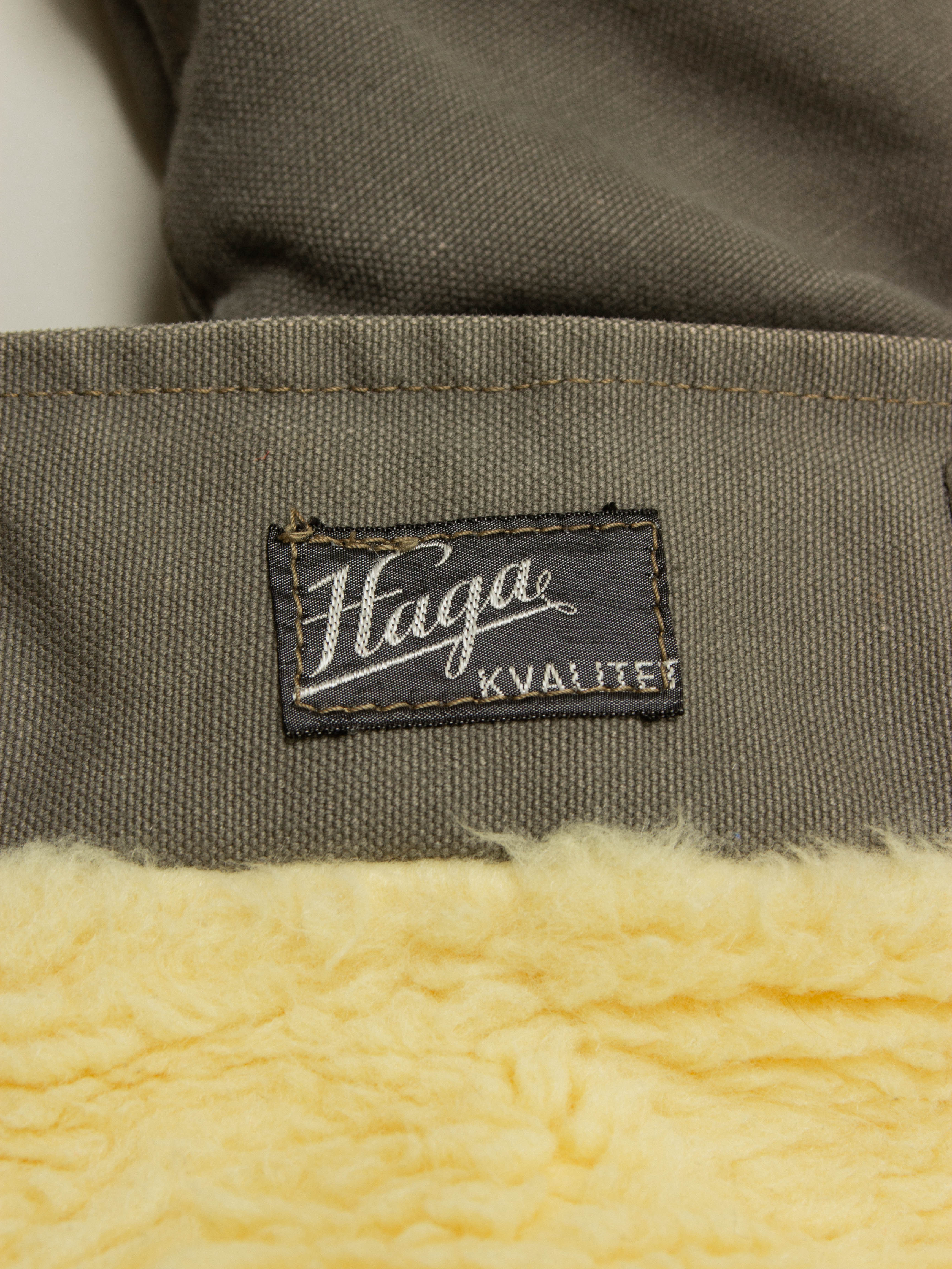 Vtg 1950s Rare Swedish Army Hooded Dispatch Jacket (L) - Image 9