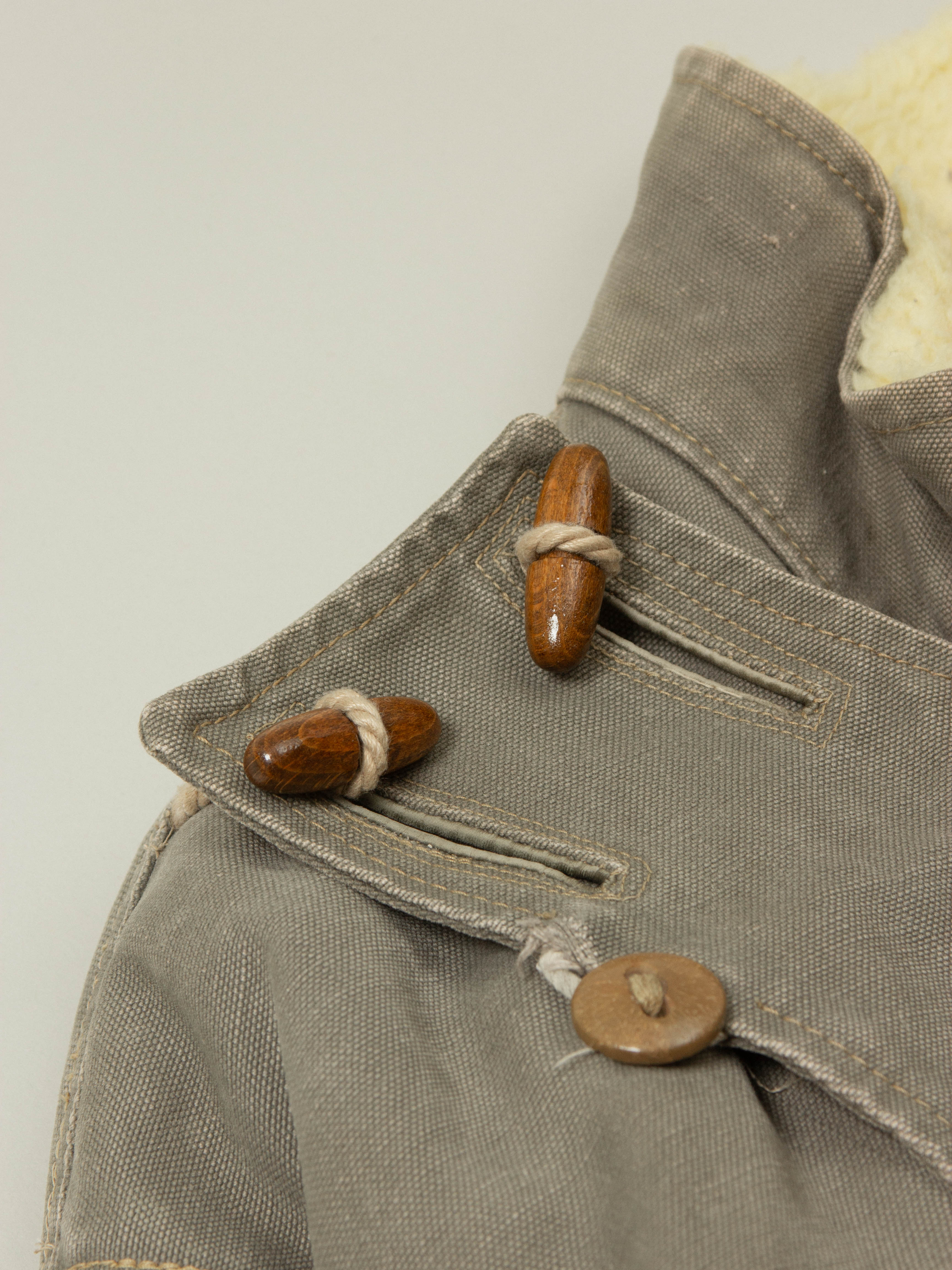 Vtg 1950s Rare Swedish Army Motorcycle Dispatch Jacket (L) - Image 4