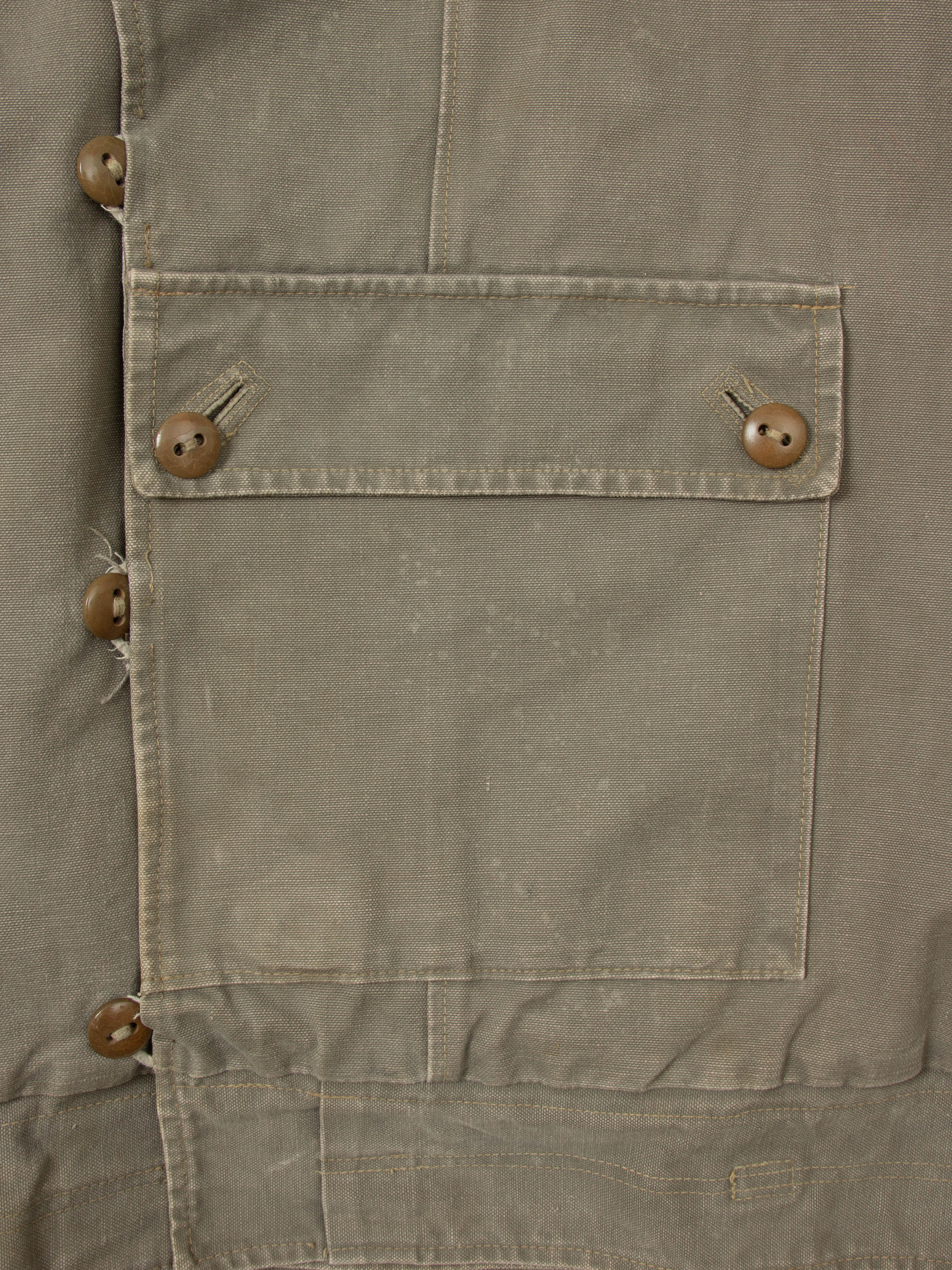 Vtg 1950s Rare Swedish Army Motorcycle Dispatch Jacket (L) - Image 7