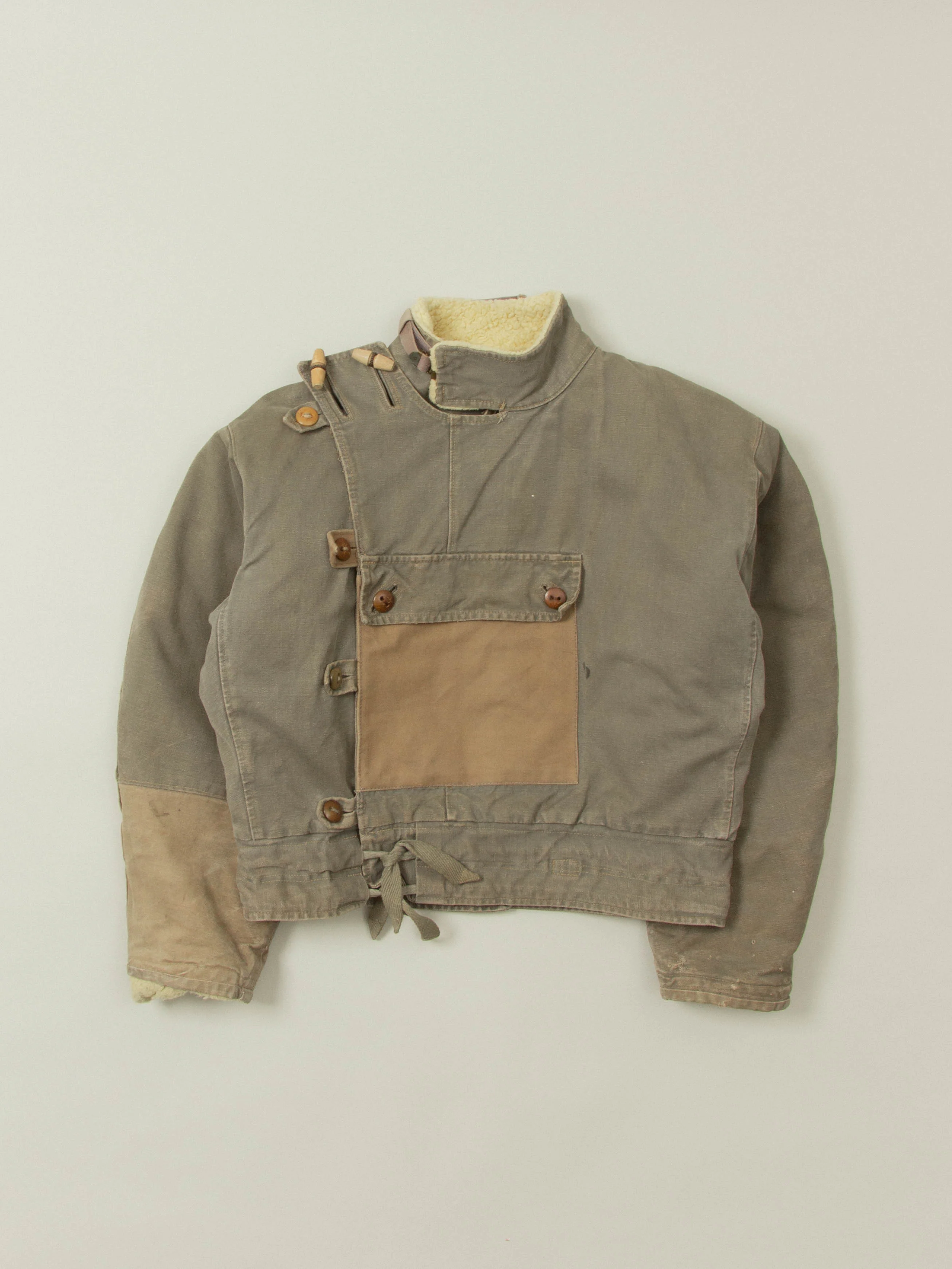 Vtg 1950s Rare Swedish Army Motorcycle Dispatch Jacket (M)