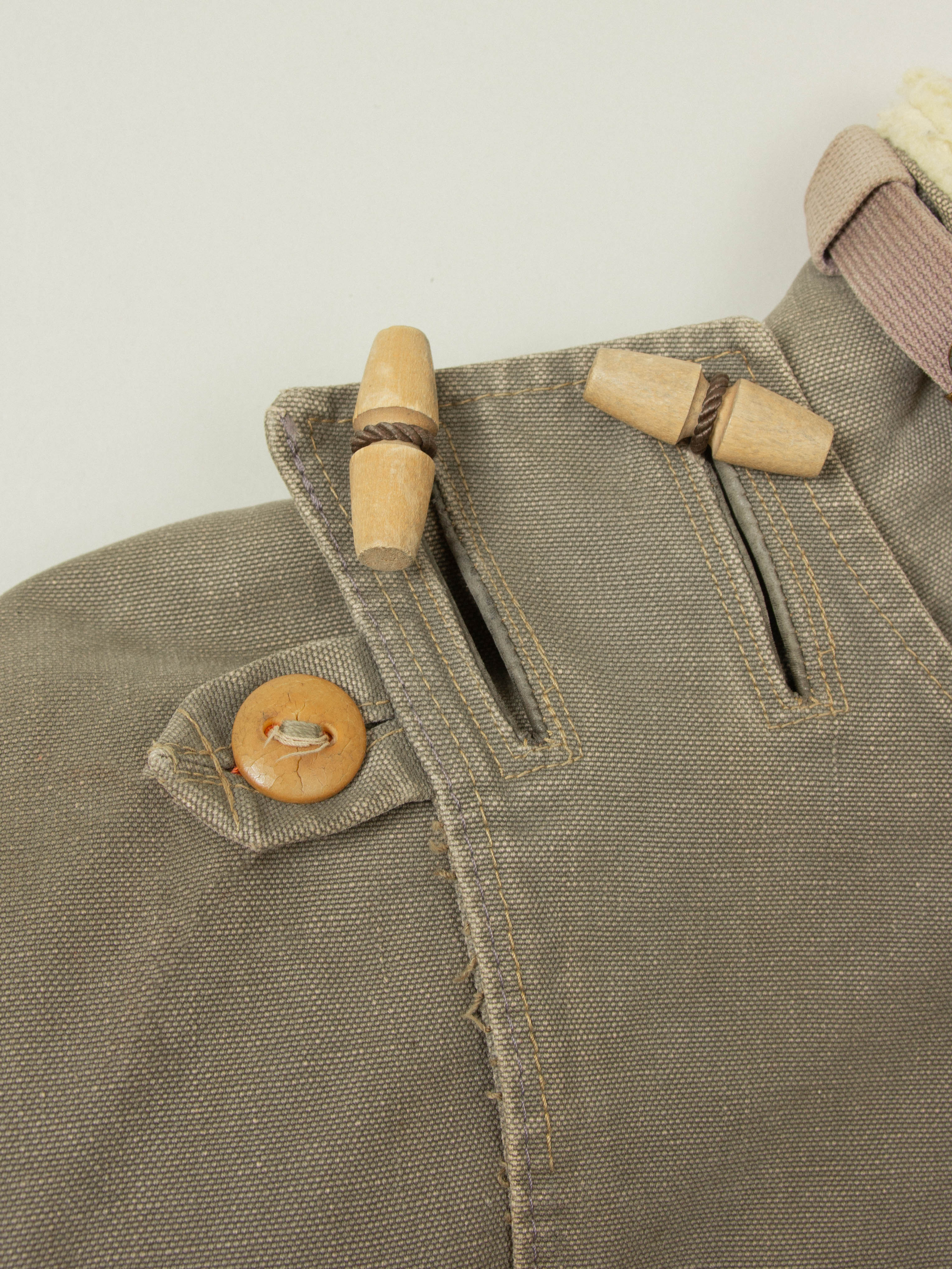 Vtg 1950s Rare Swedish Army Motorcycle Dispatch Jacket (M) - Image 6