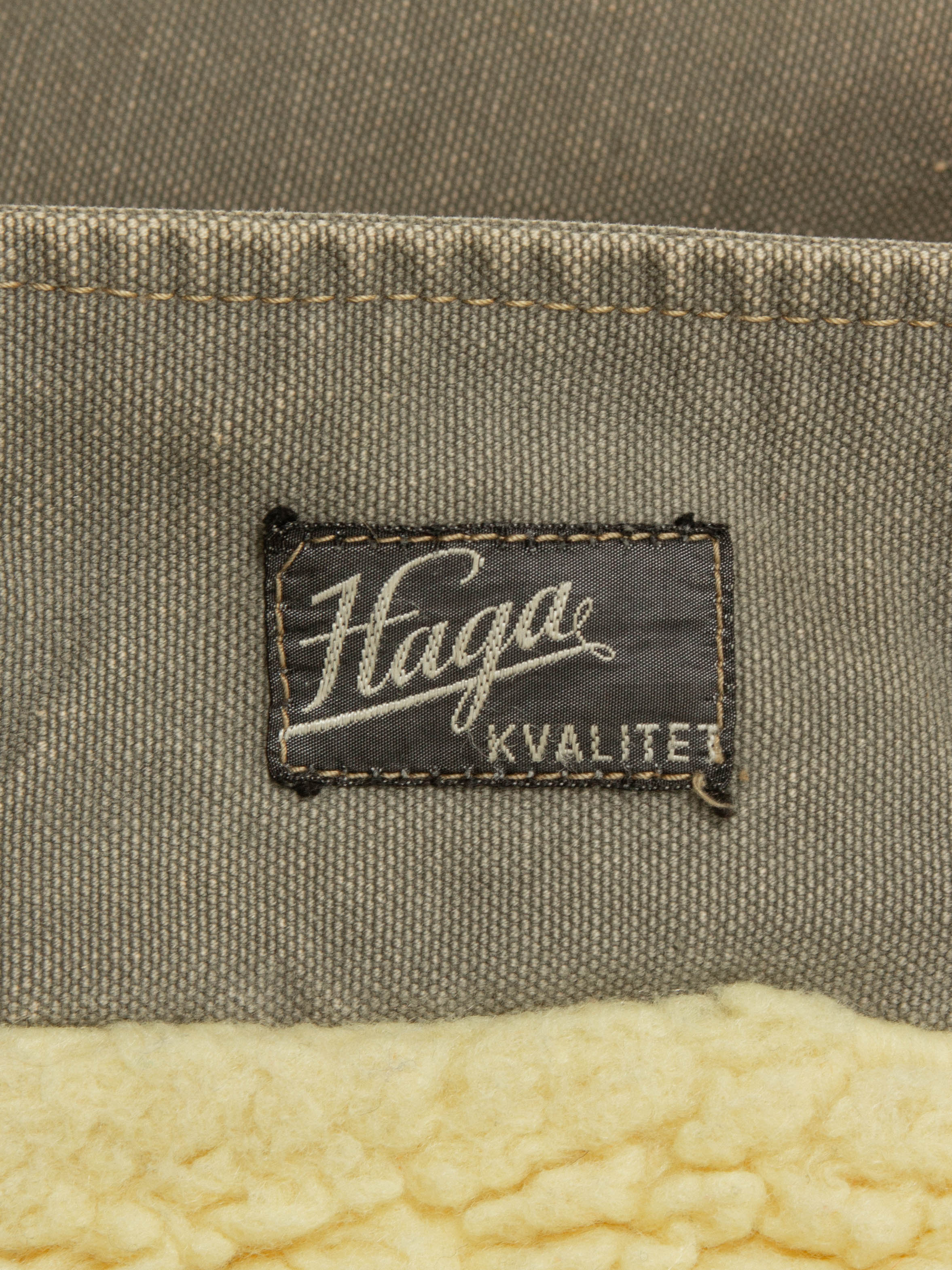 Vtg 1950s Rare Swedish Army Motorcycle Dispatch Jacket (M) - Image 7