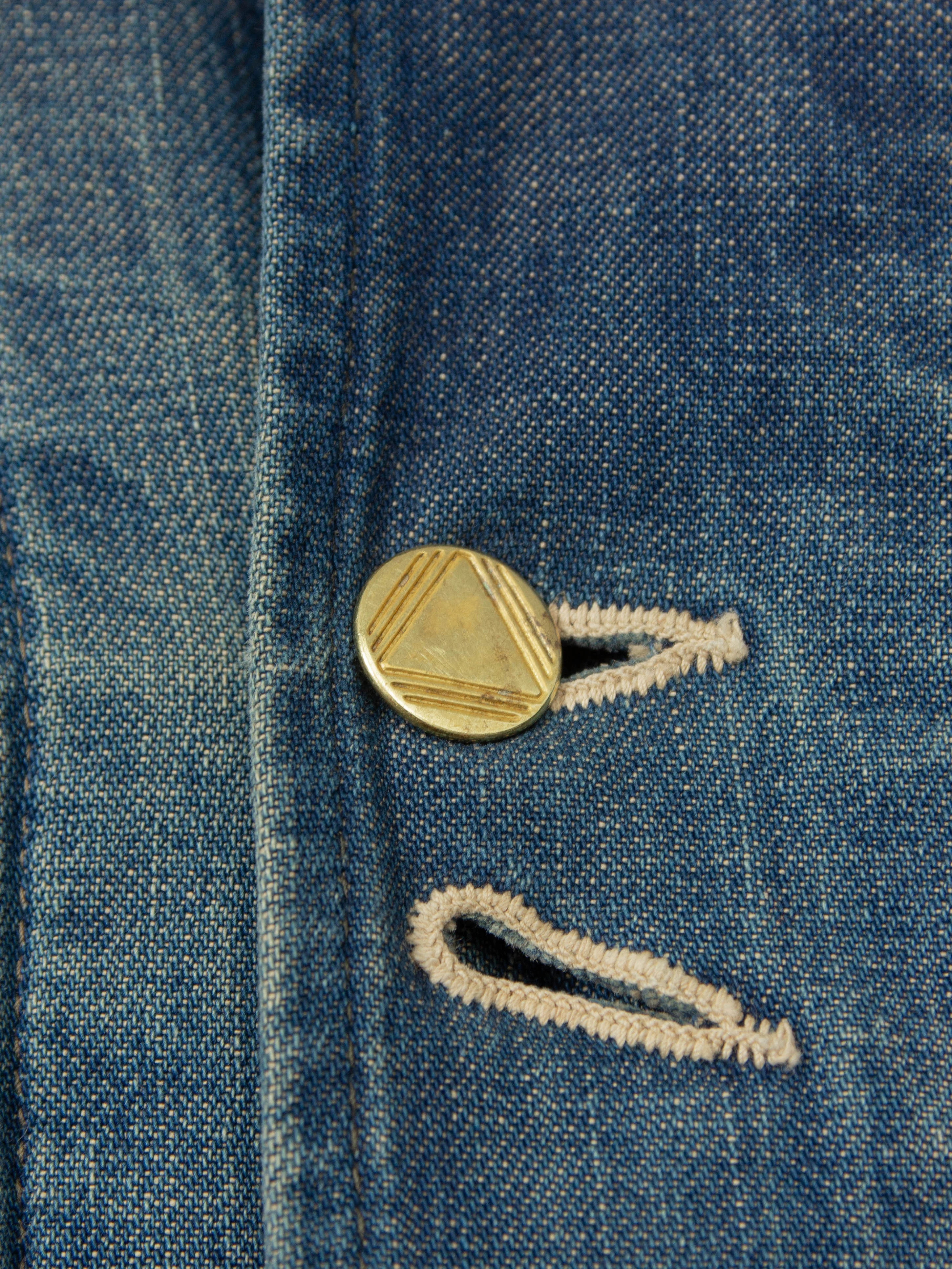Vtg 1950s Sears Roebuck Loco Chore Jacket (M) - Image 3