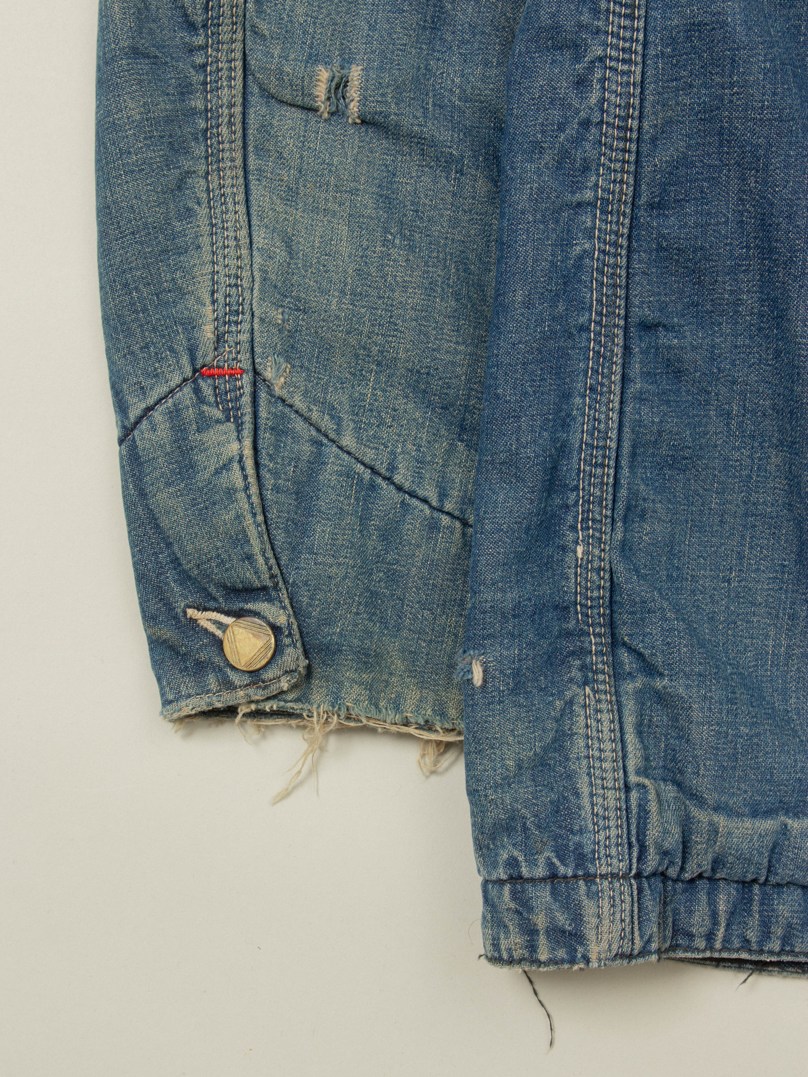 Vtg 1950s Sears Roebuck Loco Chore Jacket (M) - Image 8