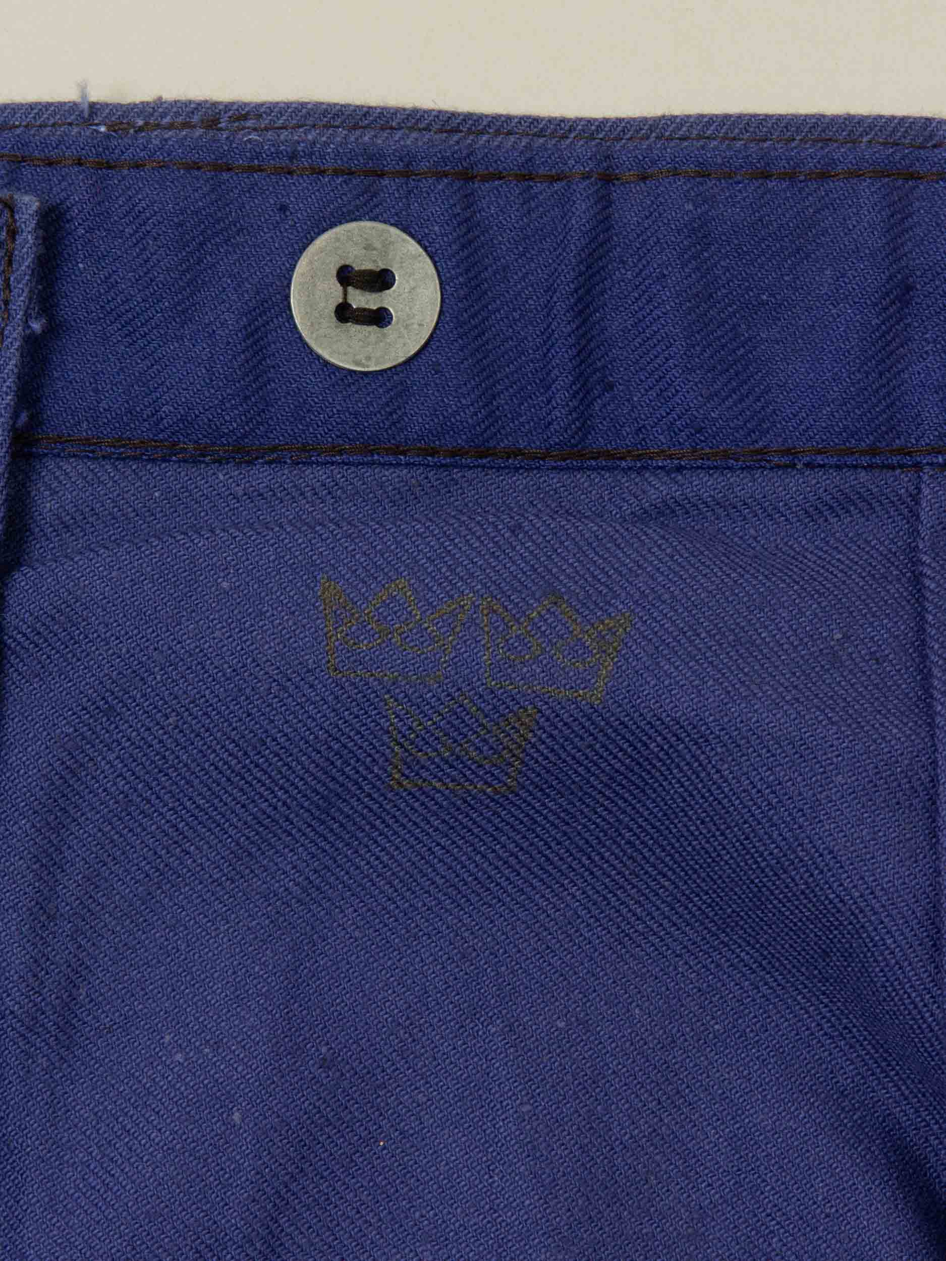 Vtg 1950s Swedish Army Work Trousers (42x34) - Image 5