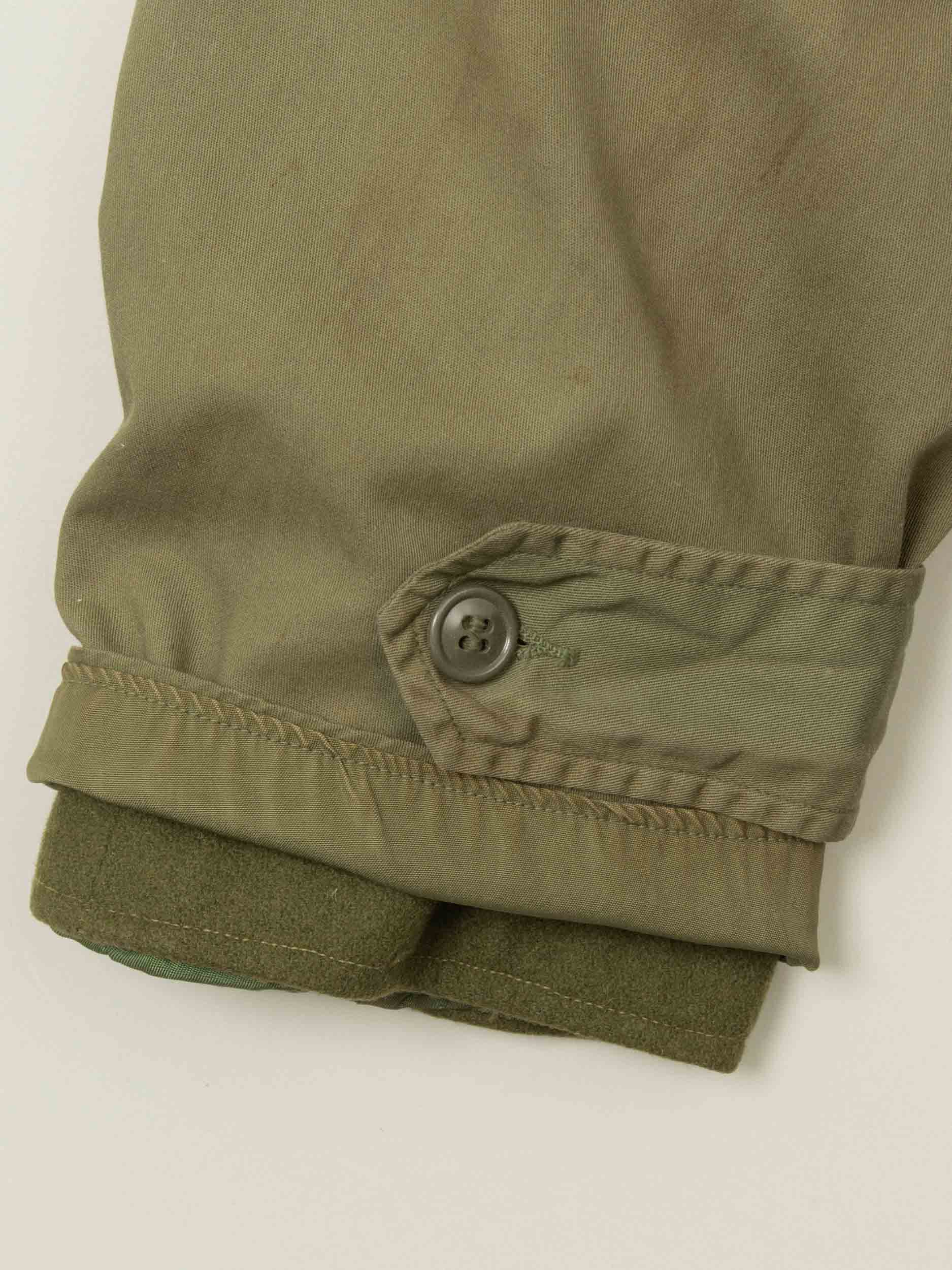 Vtg 1950s US Army Trench Coat w/ Removable Liner (S-Short) - Image 8