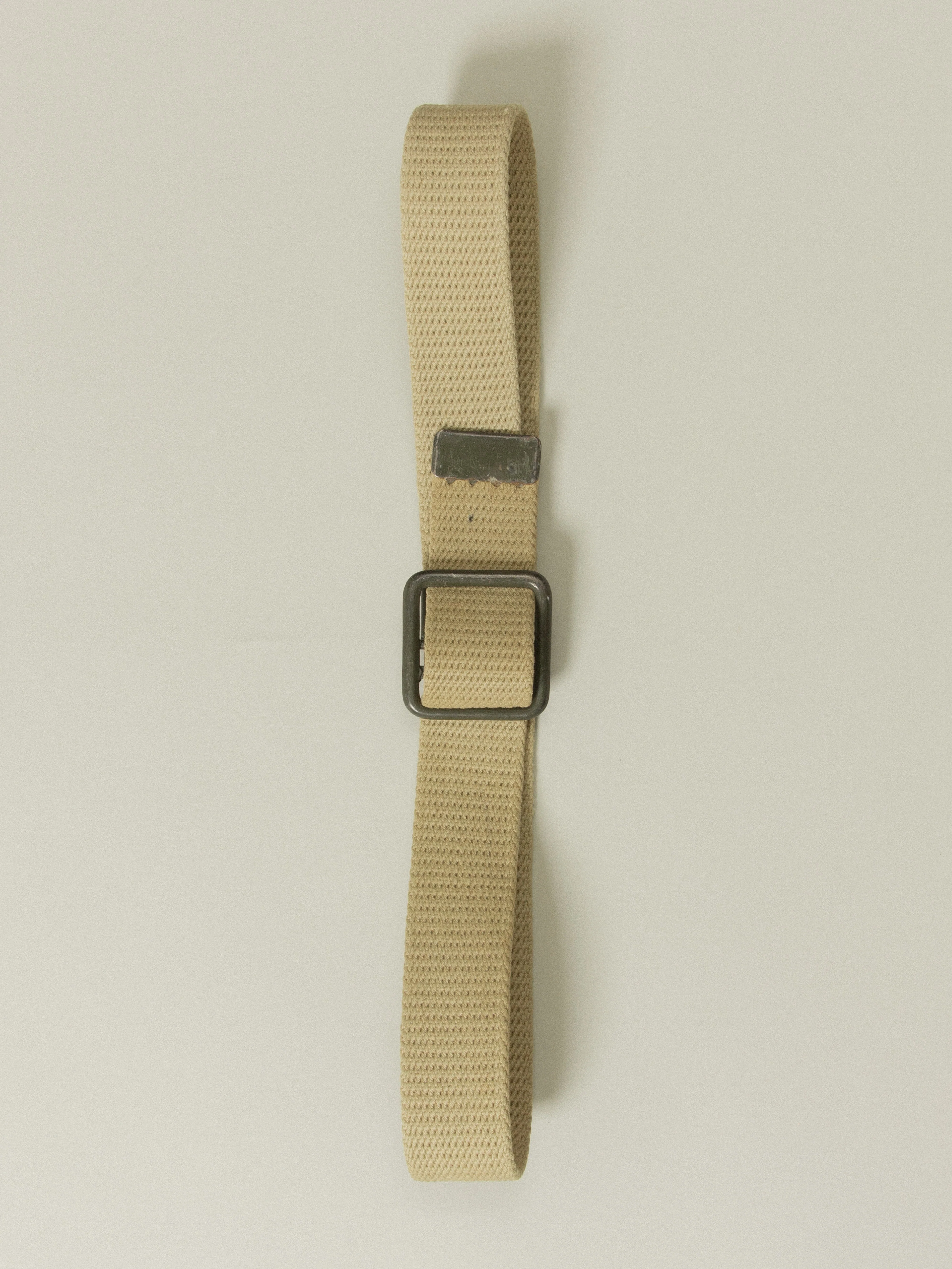 Vtg 1960s-1980s French Army Canvas Belts - Image 3
