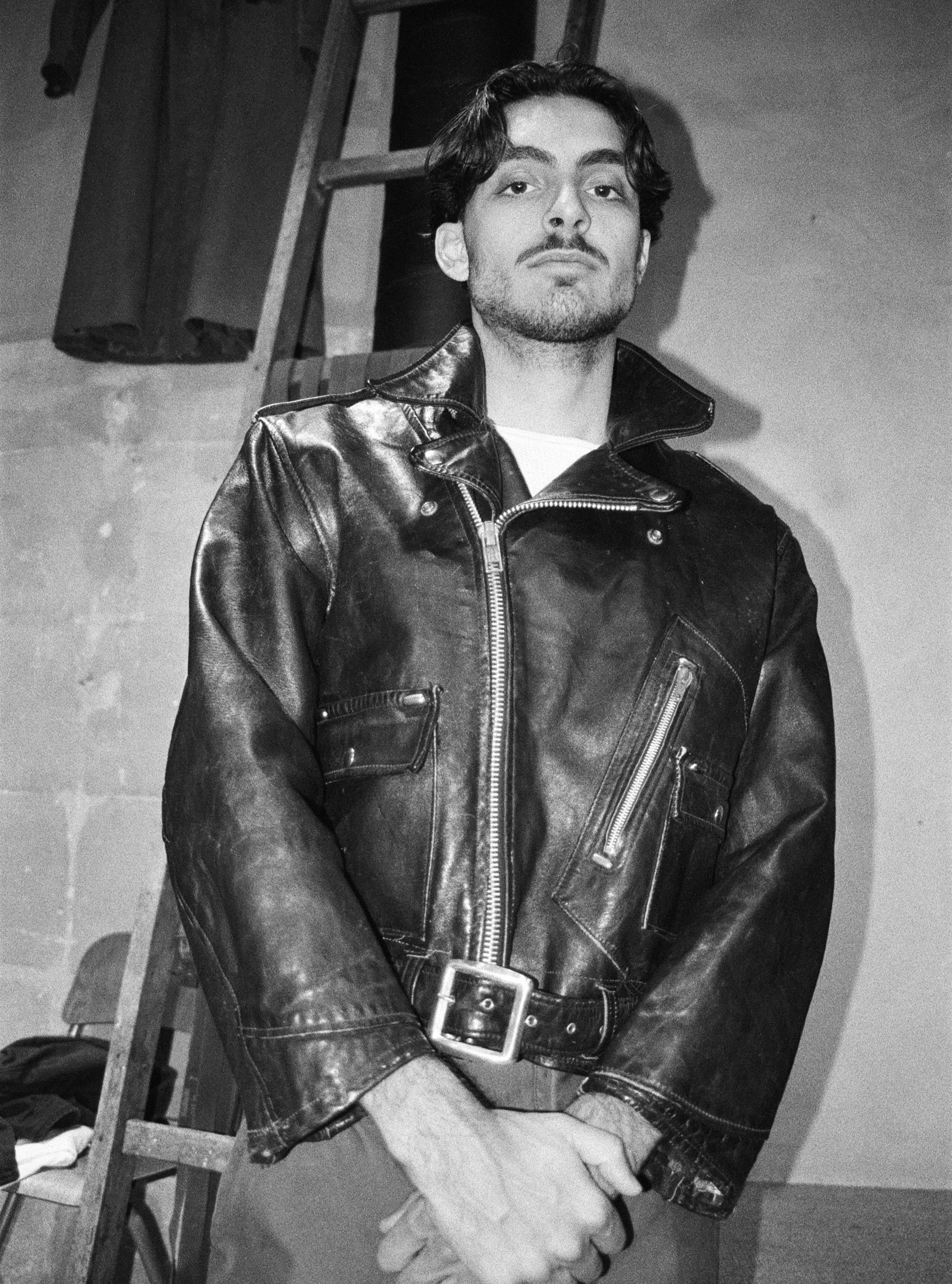 Vtg 1960s Brimaco D Pocket Leather Jacket - Made in Canada (M) - Image 2