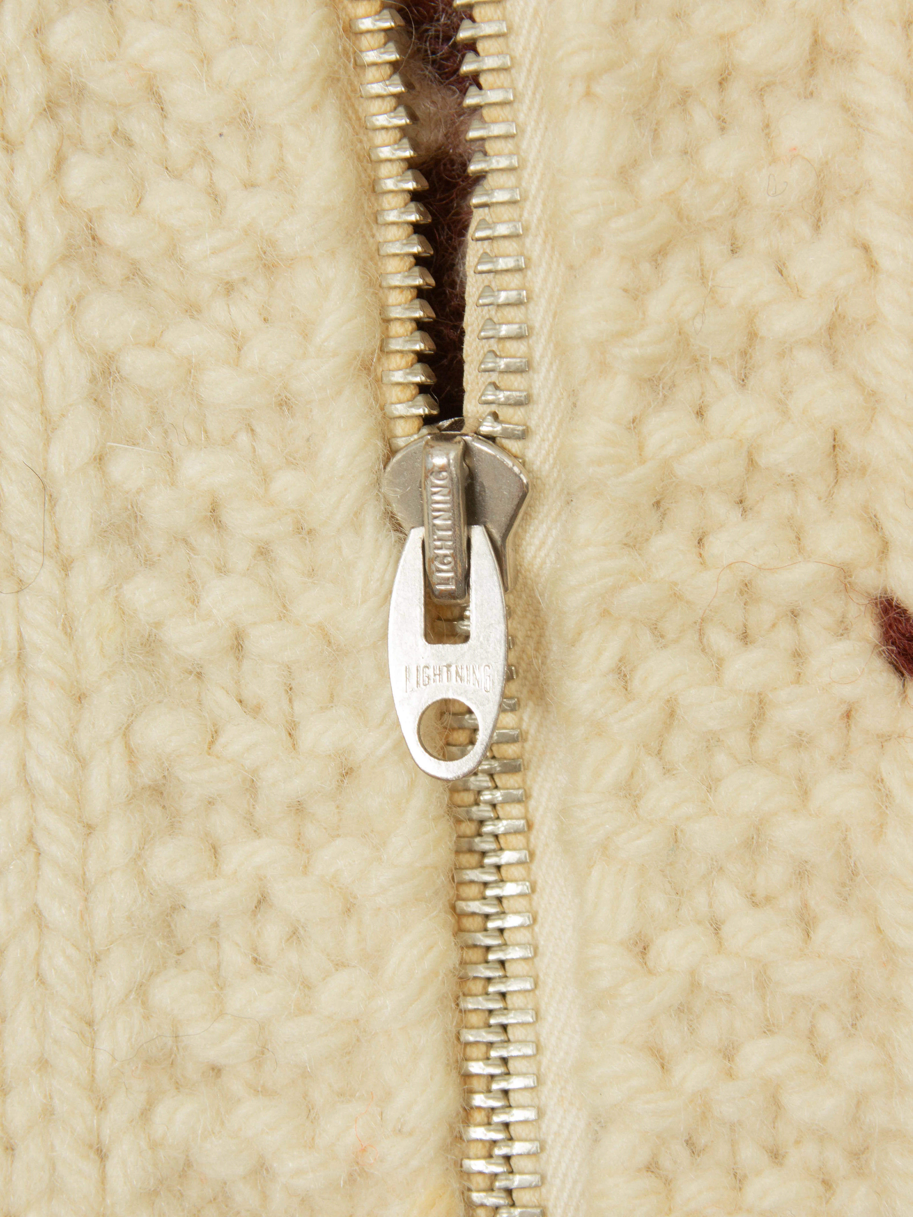 Vtg 1960s Cowichan Wool Hunting Sweater (S) - Image 6