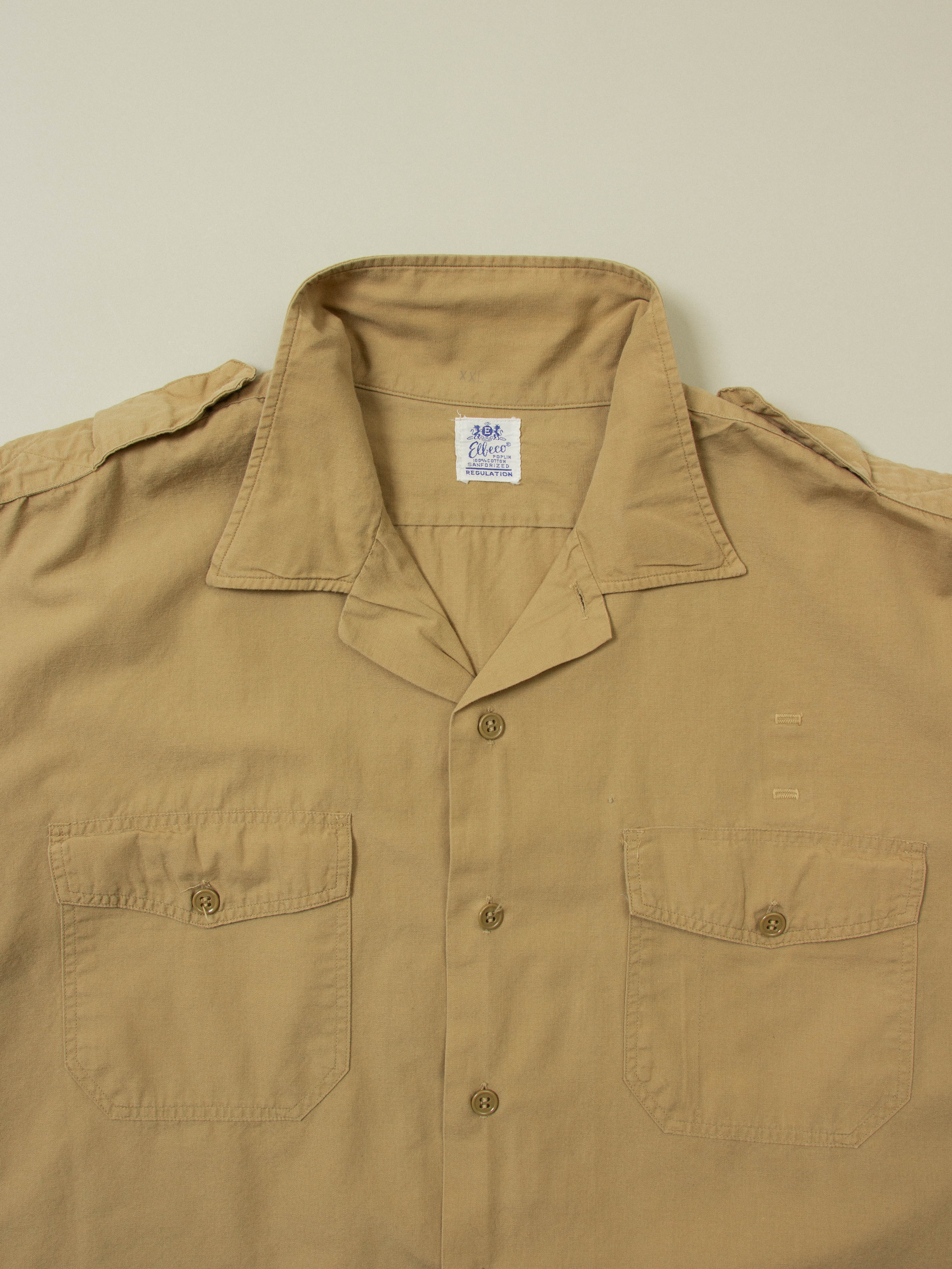 Vtg 1960s Elbeco Short Sleeve Shirt (XL) - Image 3