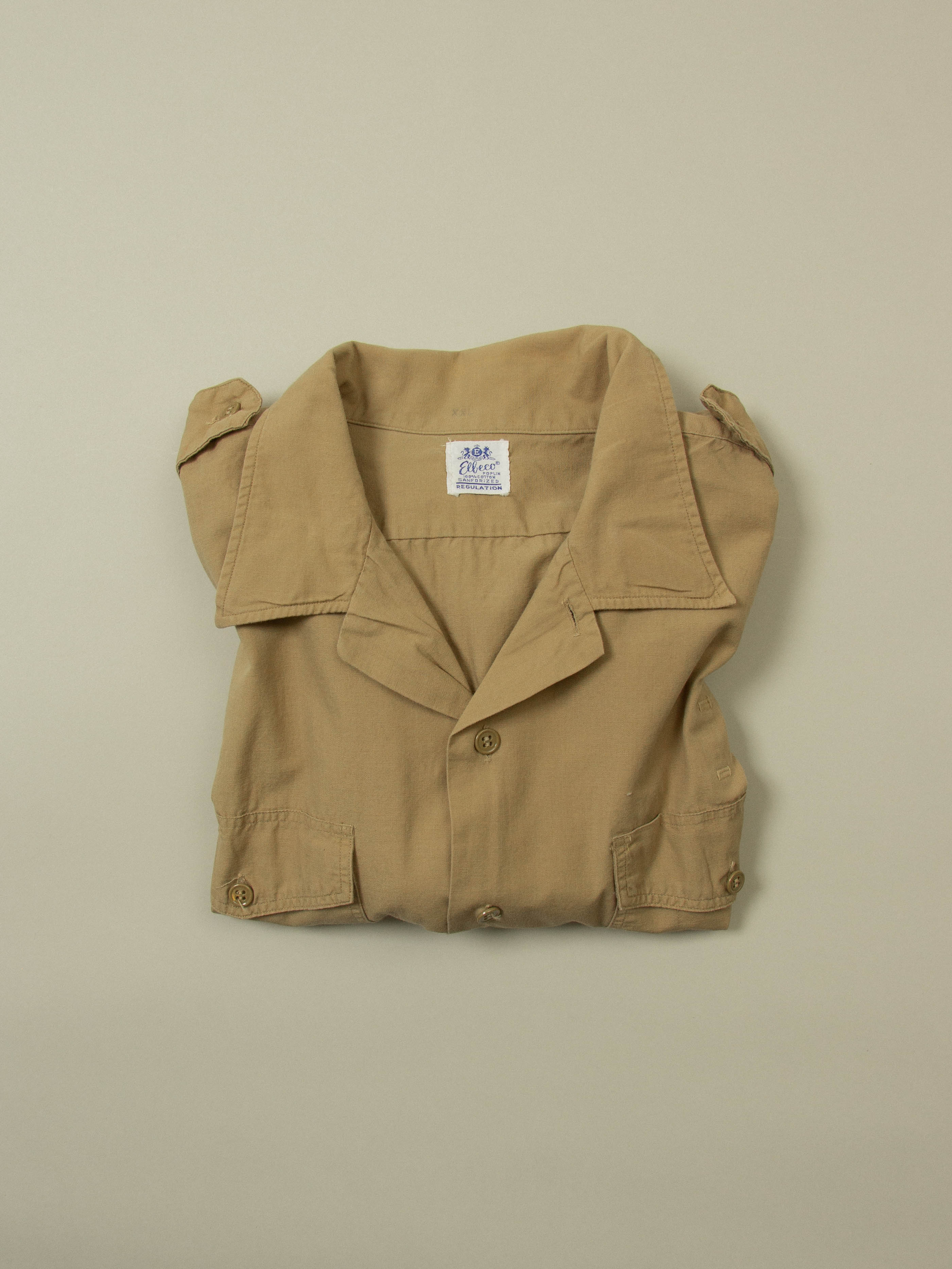 Vtg 1960s Elbeco Short Sleeve Shirt (XL) - Image 6