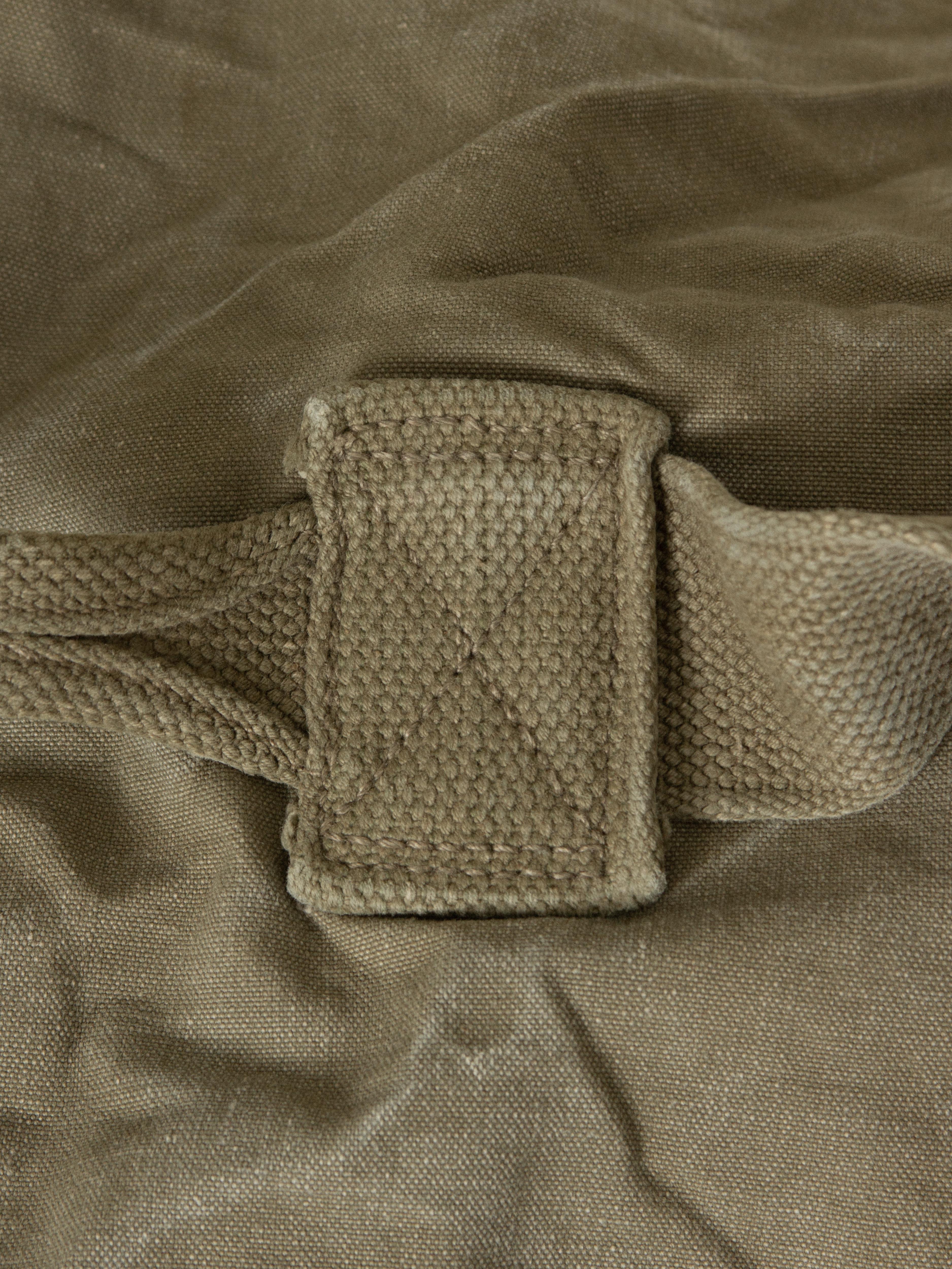 Vtg 1960s French Military Duffel Bag - Image 3
