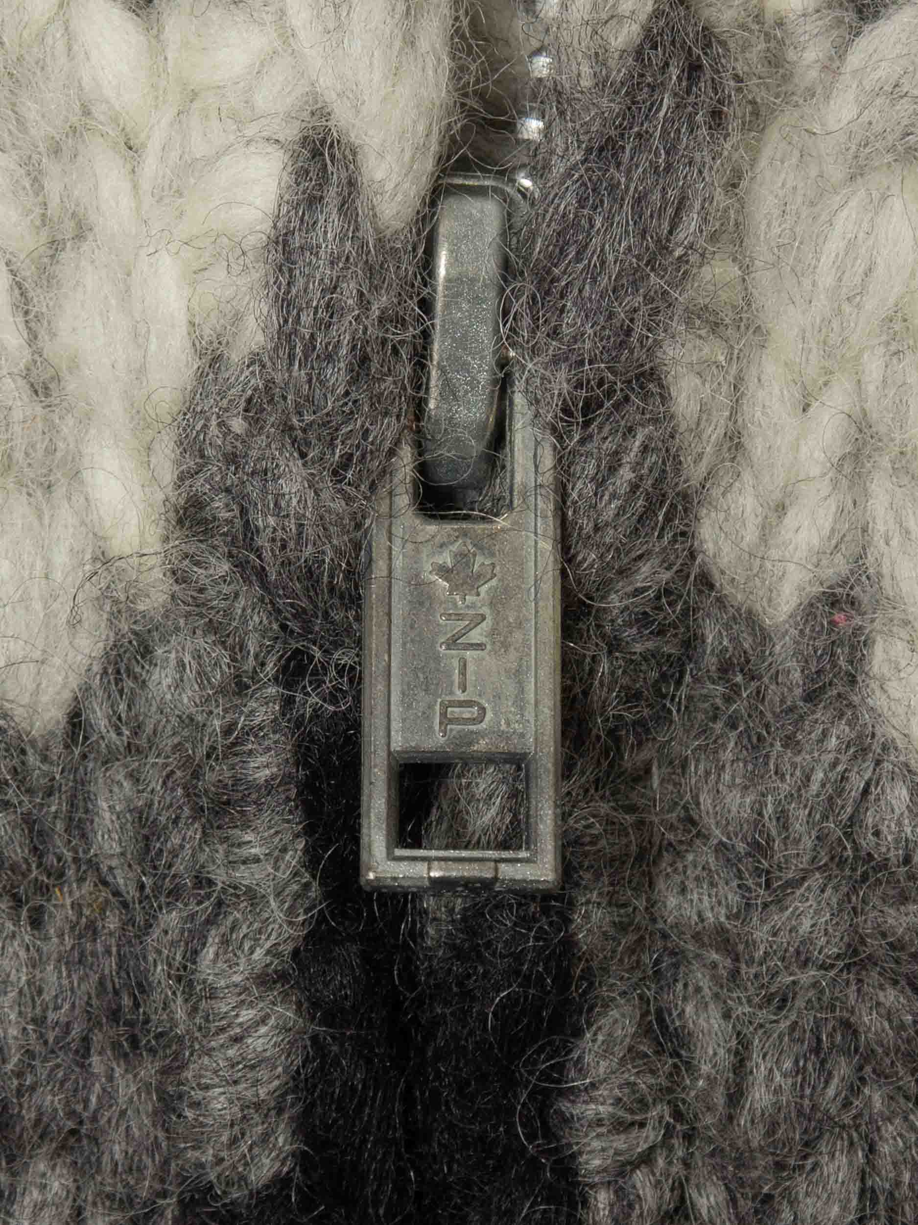 Vtg 1960s Heavy Cowichan Wool Sweater - Made in Canada (L) - Image 4