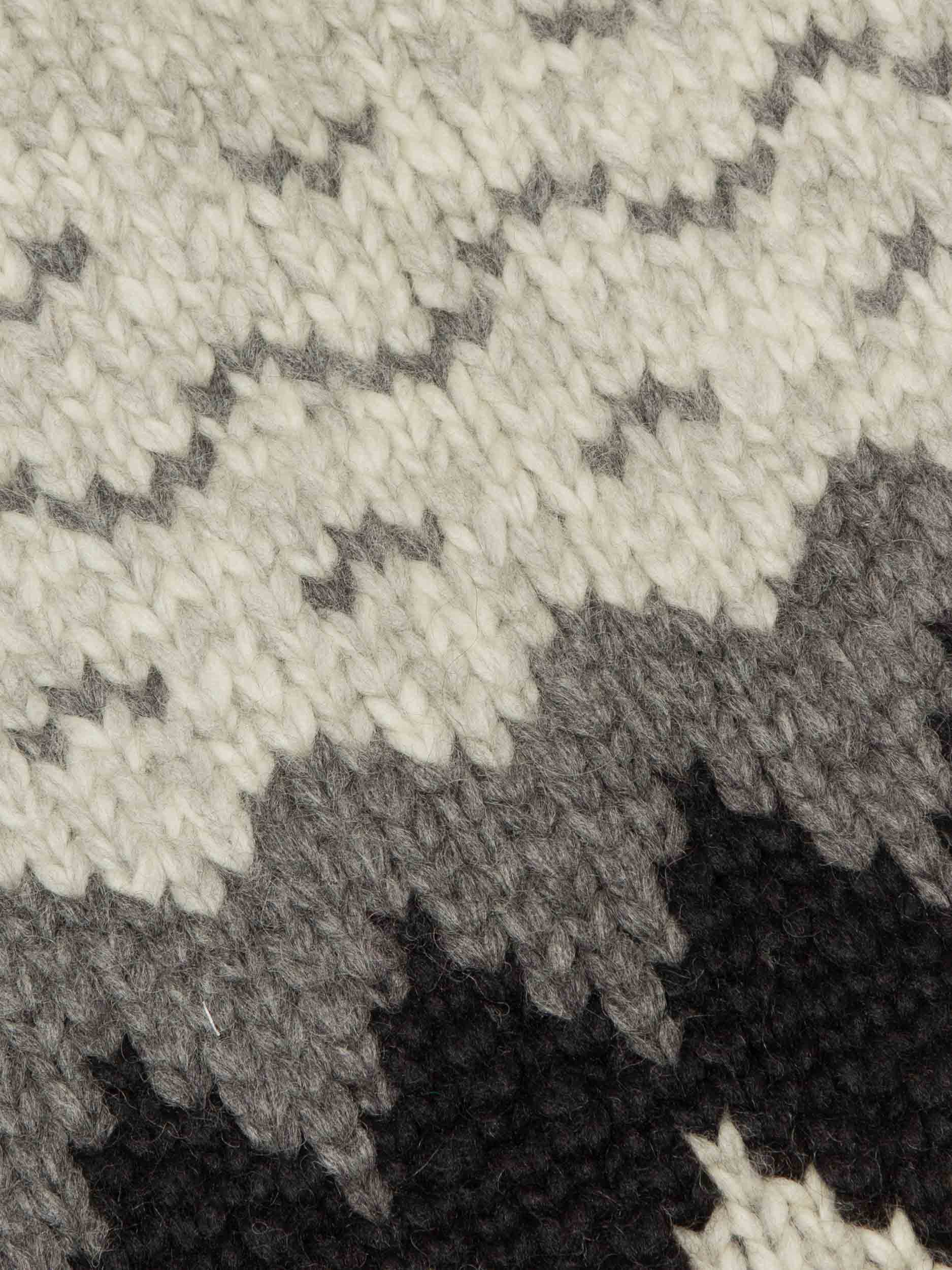 Vtg 1960s Heavy Cowichan Wool Sweater - Made in Canada (L) - Image 6