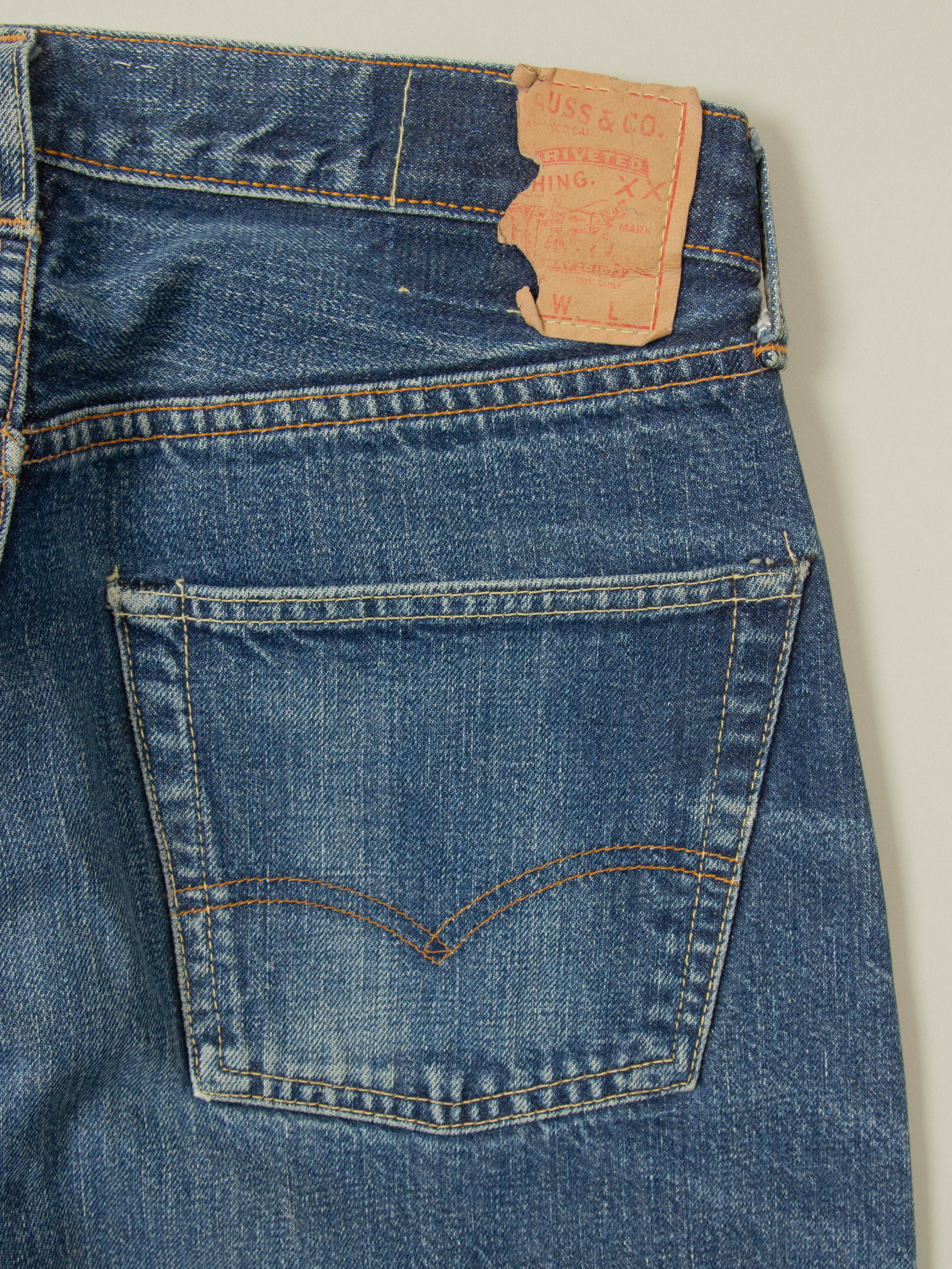 Vtg 1960s Levi's 501 Selvedge Big E Jeans (31x29) - Image 8