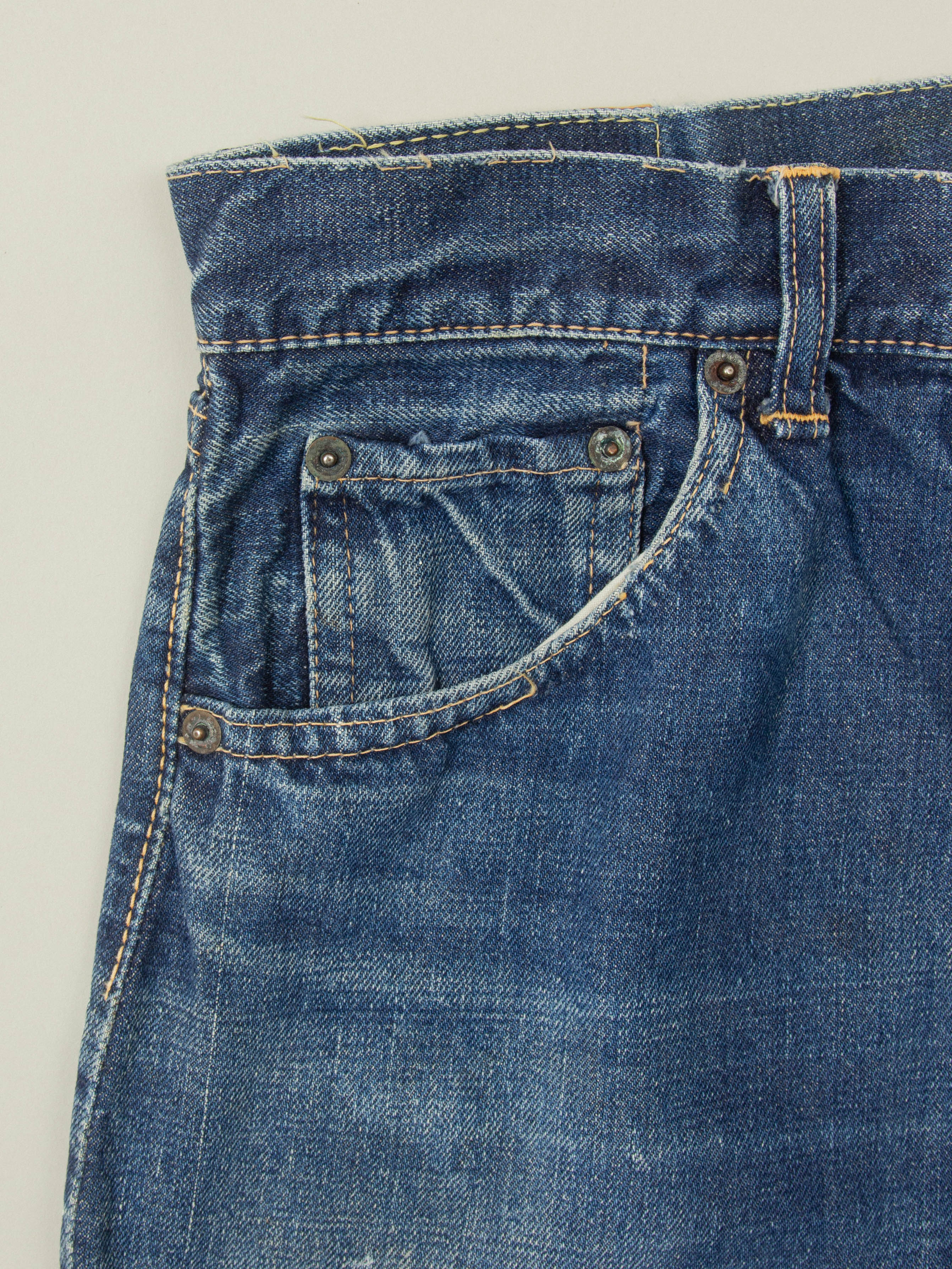Vtg 1960s Levi's 505 Selvedge Big E Jeans (30x30) - Image 6