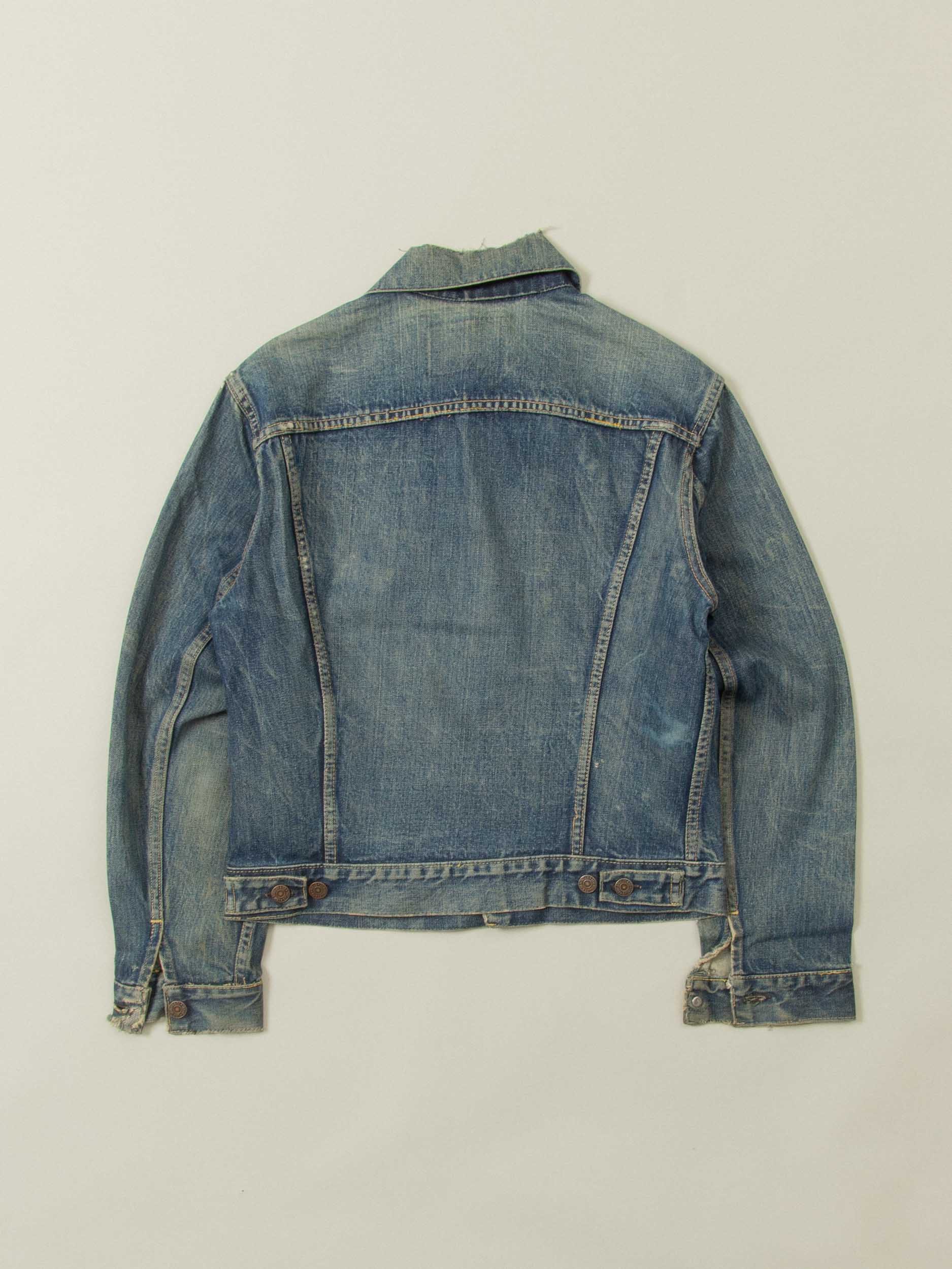 Vtg 1960s Levi's 557 Big E Denim Jacket (M) - Image 6