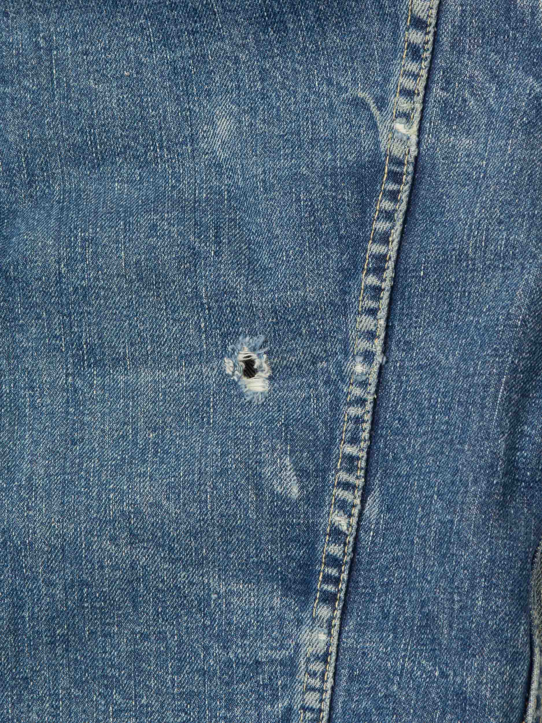 Vtg 1960s Levi's 557XX Big E Denim Jacket (S) - Image 7