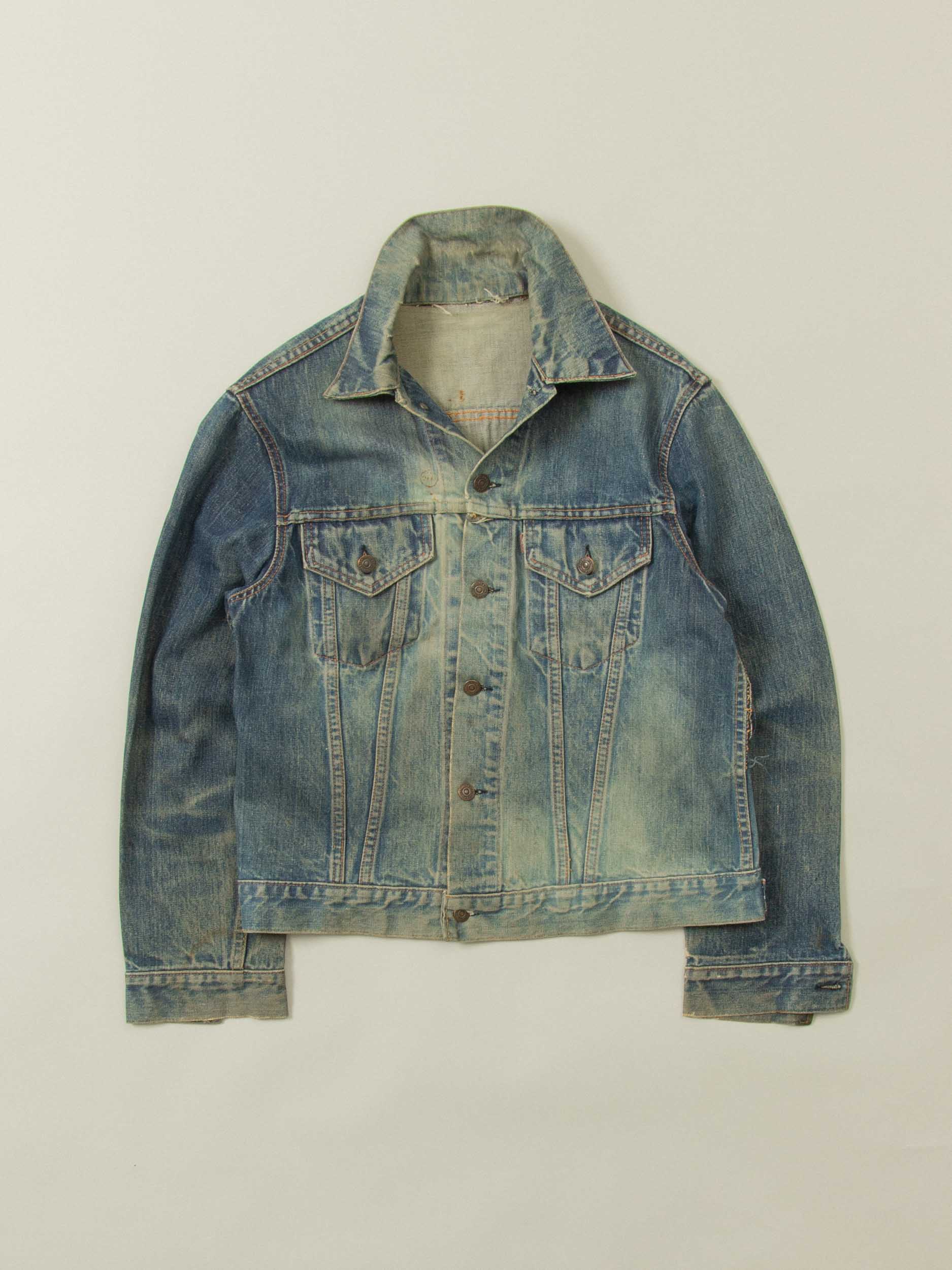 Vtg 1960s Levi's Big E Denim Trucker Jacket (M)