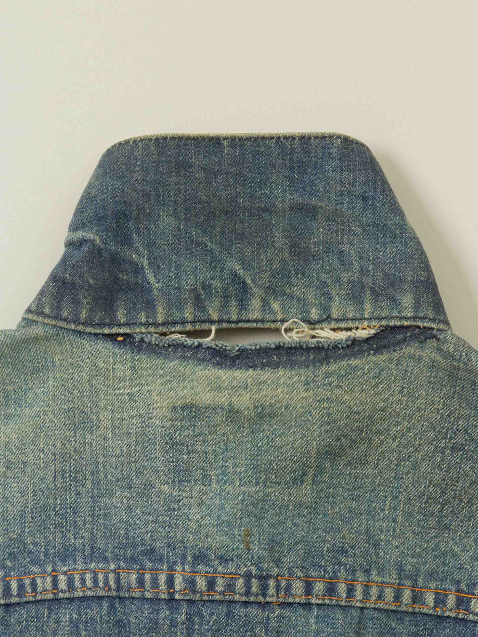 Vtg 1960s Levi's Big E Denim Trucker Jacket (M) - Image 7