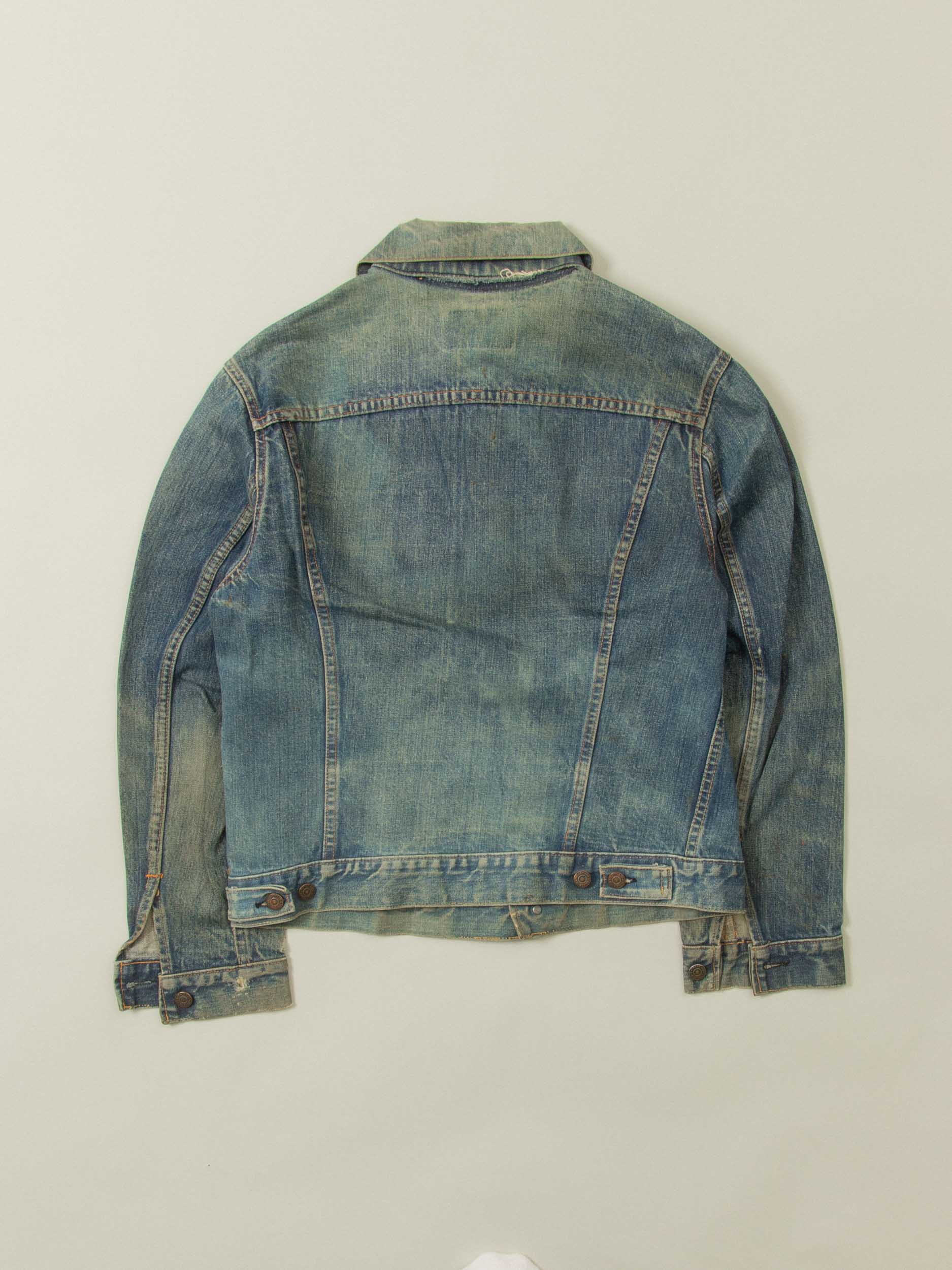 Vtg 1960s Levi's Big E Denim Trucker Jacket (M) - Image 8