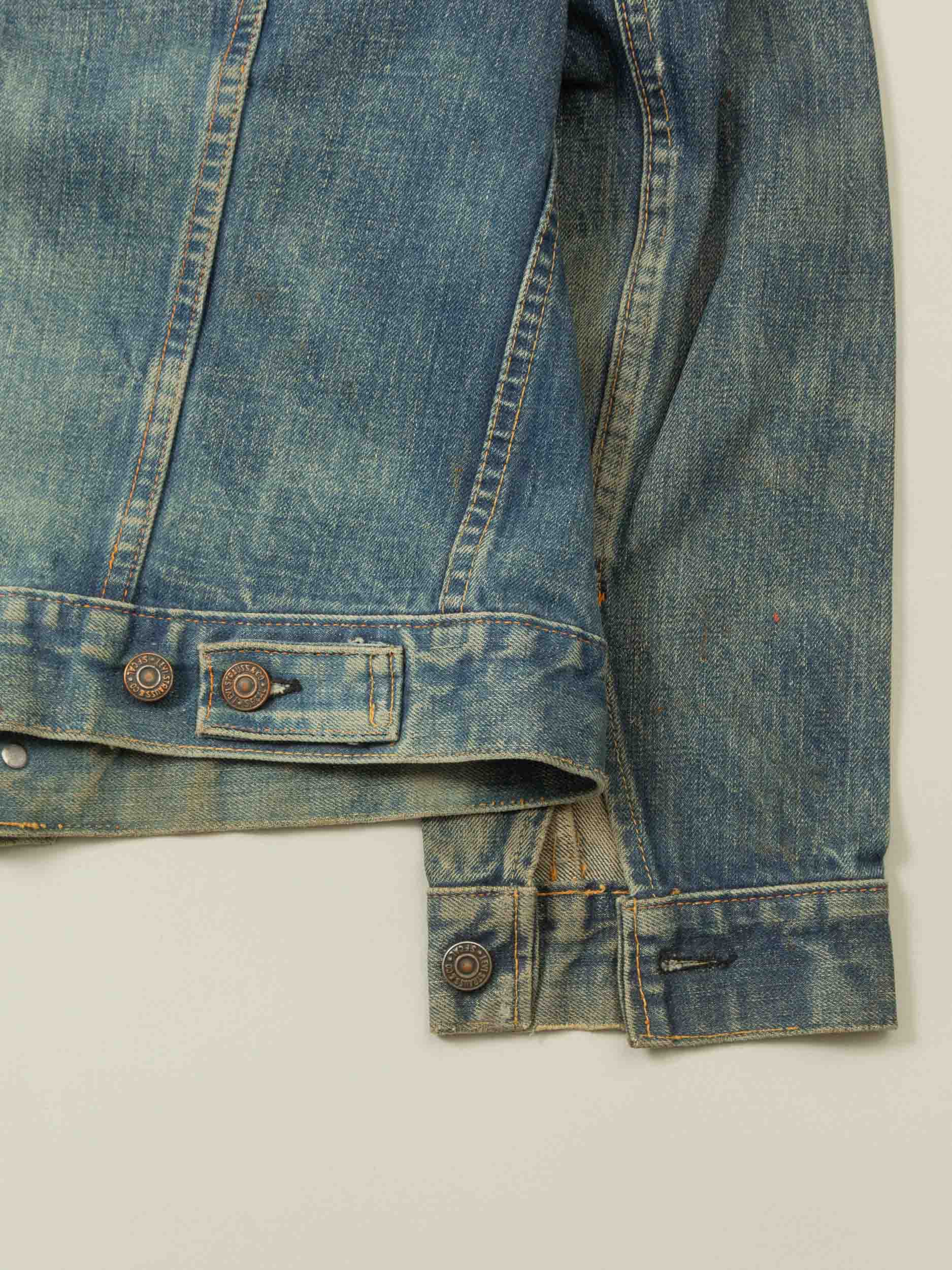 Vtg 1960s Levi's Big E Denim Trucker Jacket (M) - Image 9