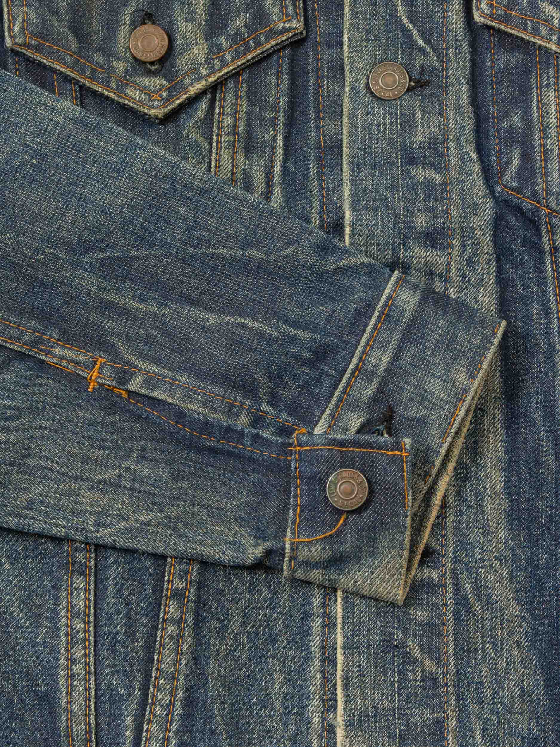 Vtg 1960s Levi's Big E Trucker Denim Jacket (S) - Image 3