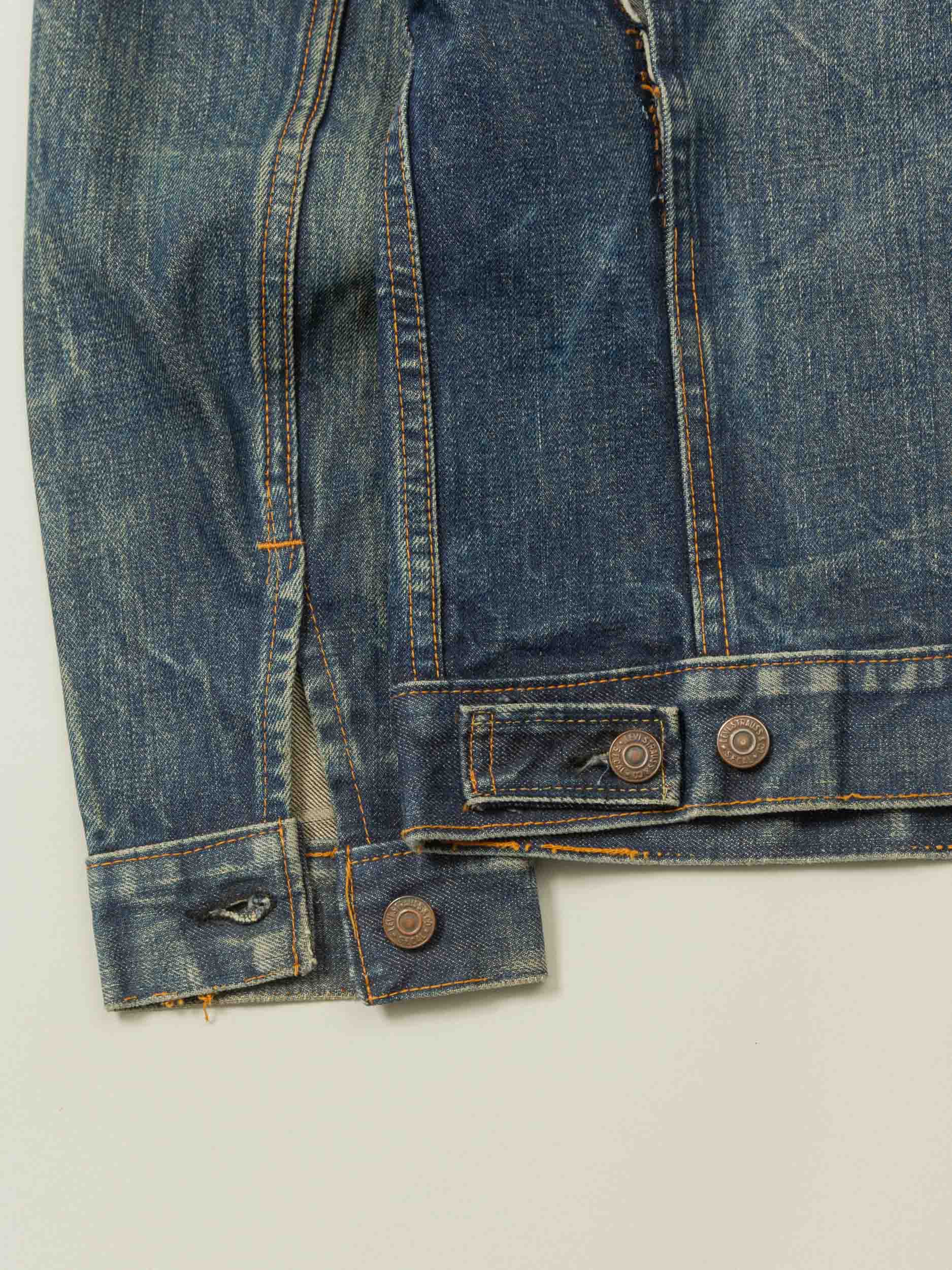 Vtg 1960s Levi's Big E Trucker Denim Jacket (S) - Image 6