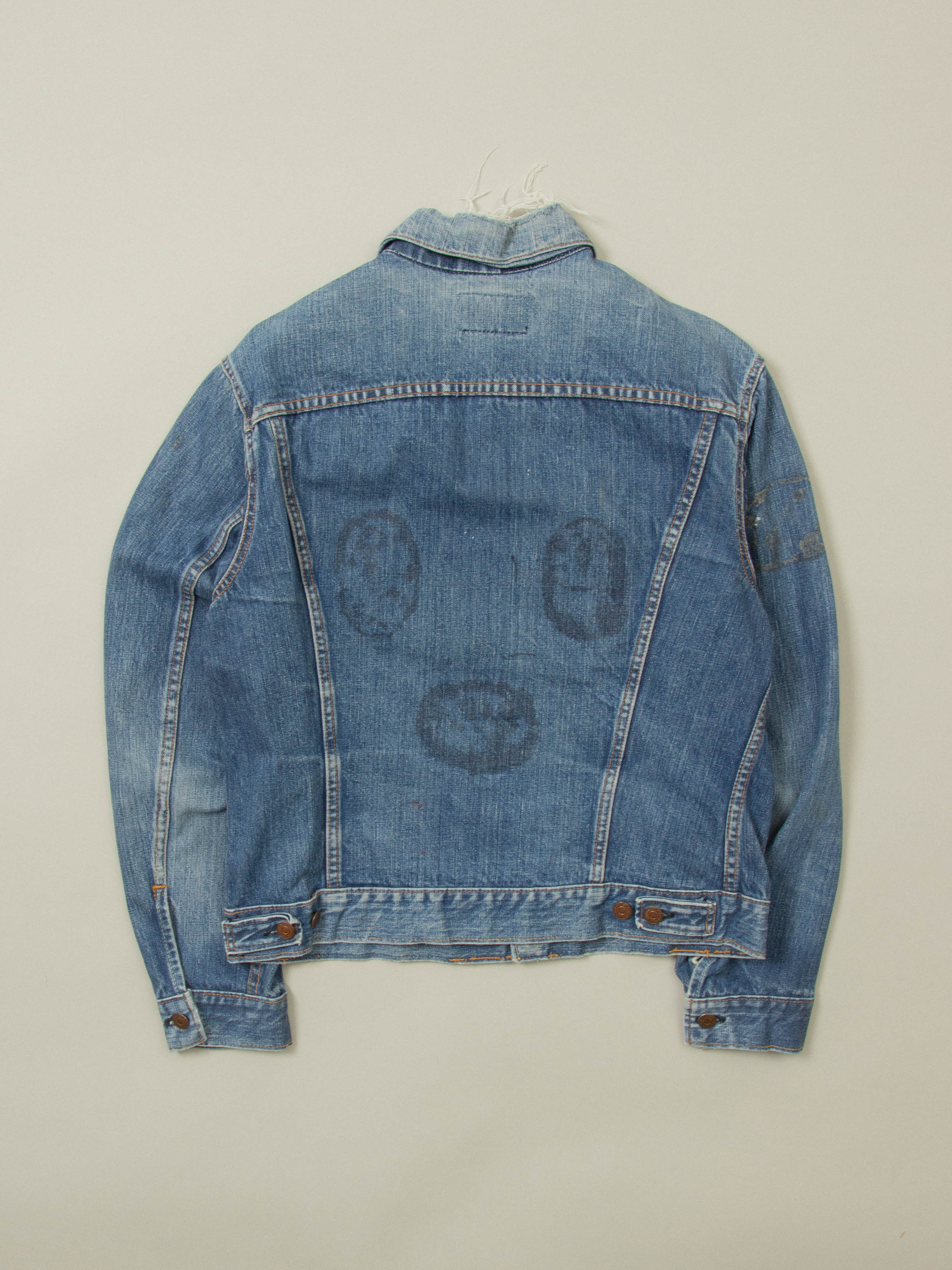 Vtg 1960s Levi's Big E Trucker Denim Jacket (S/M) - Image 7