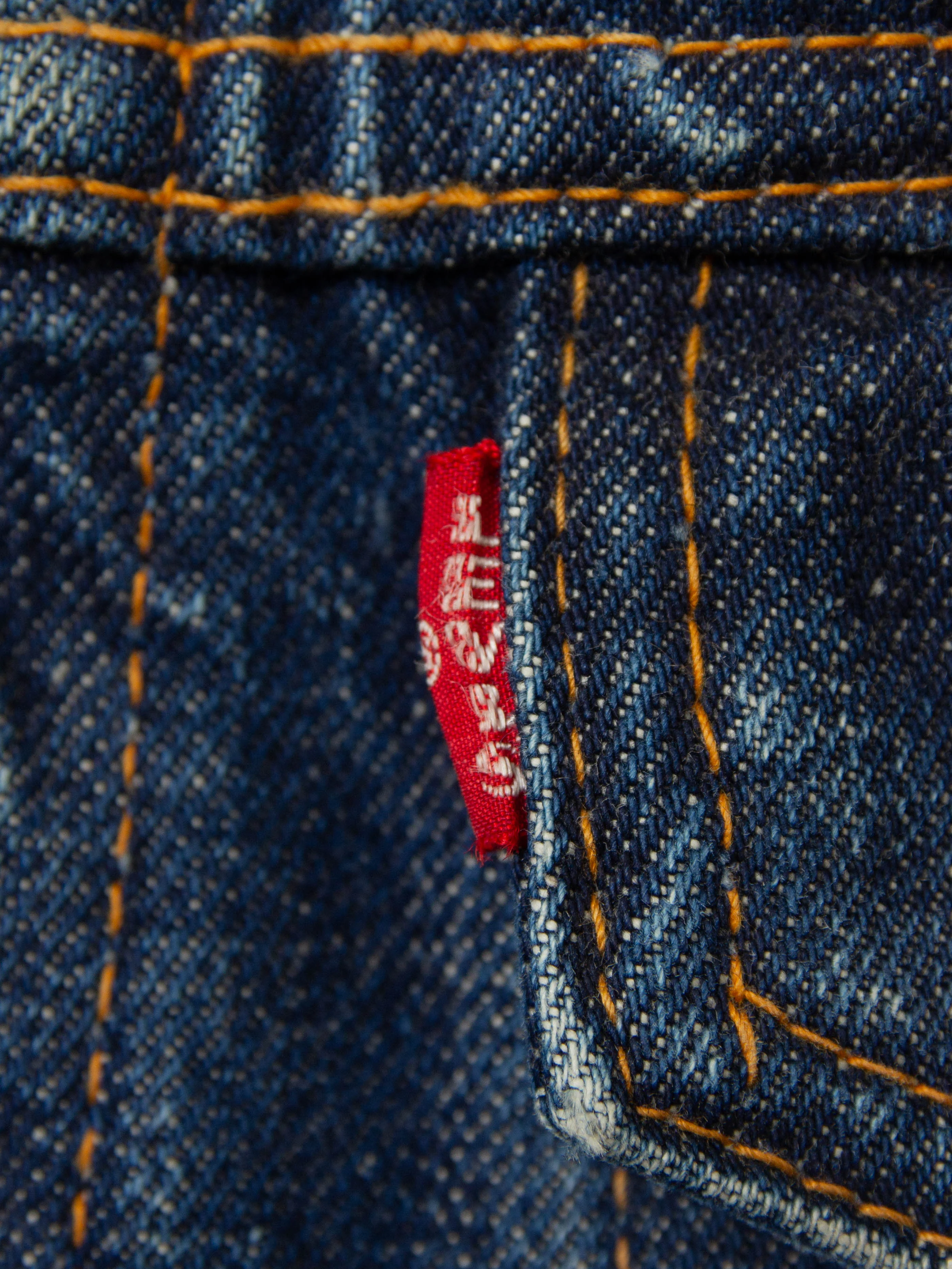 Vtg 1960s Levi's Big E Type III Denim Jacket - Made in USA (L) - Image 2