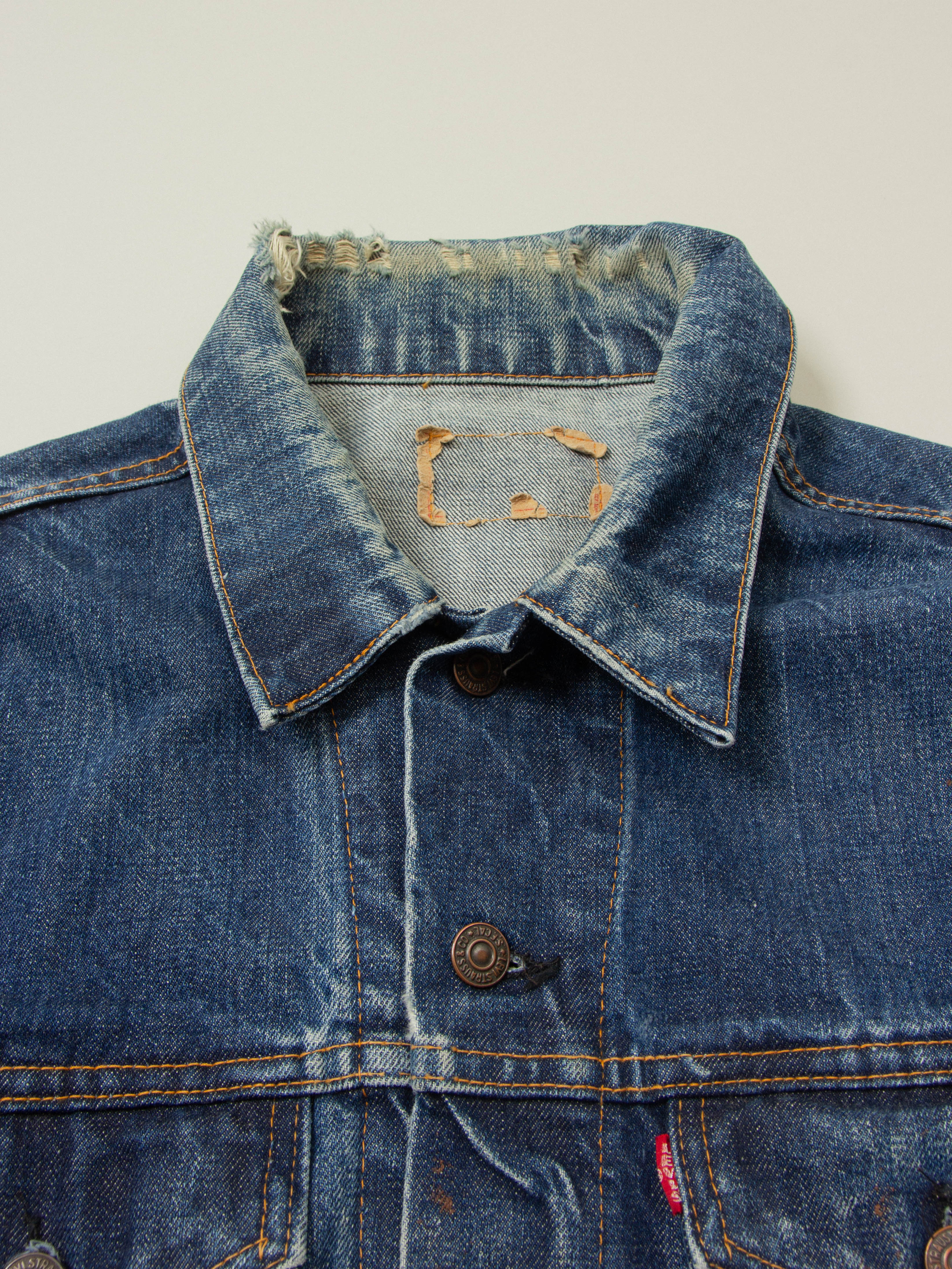 Vtg 1960s Levi's Big E Type III Denim Jacket - Made in USA (L) - Image 4