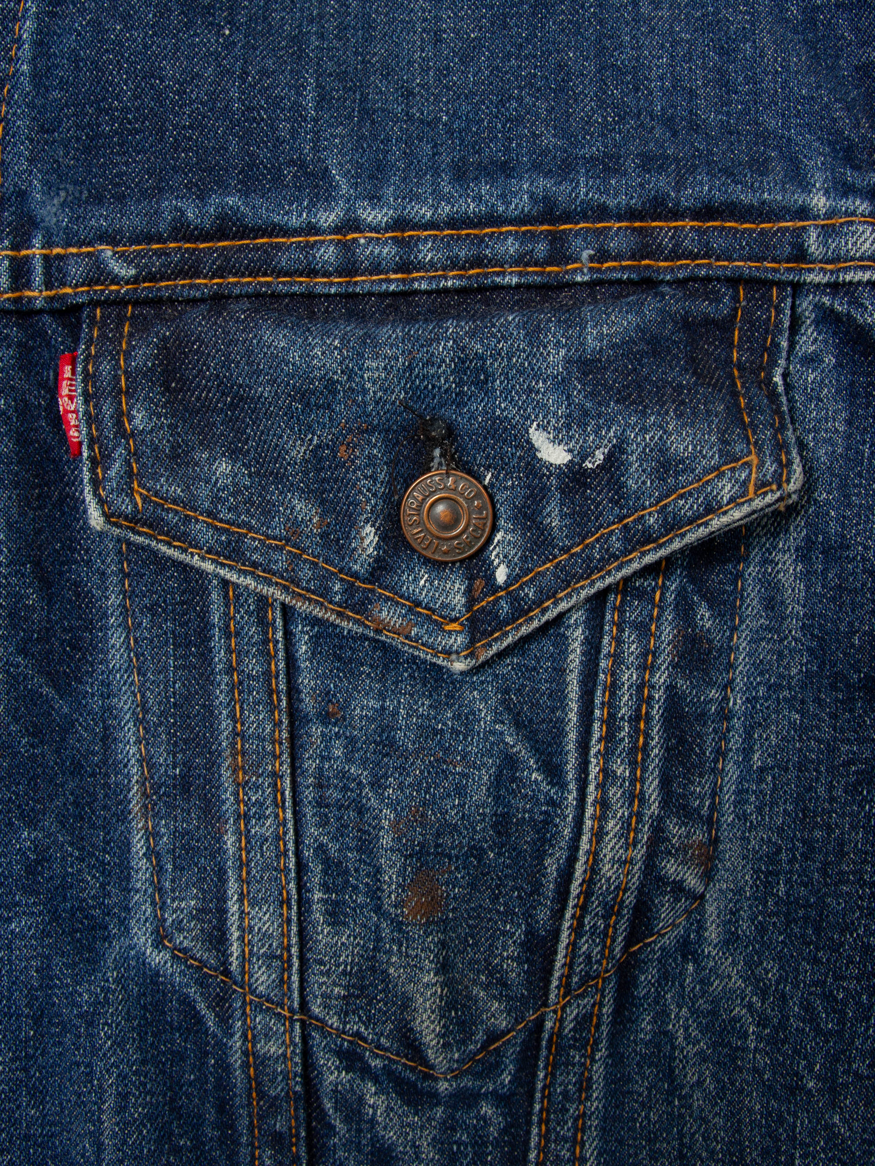 Vtg 1960s Levi's Big E Type III Denim Jacket - Made in USA (L) - Image 7