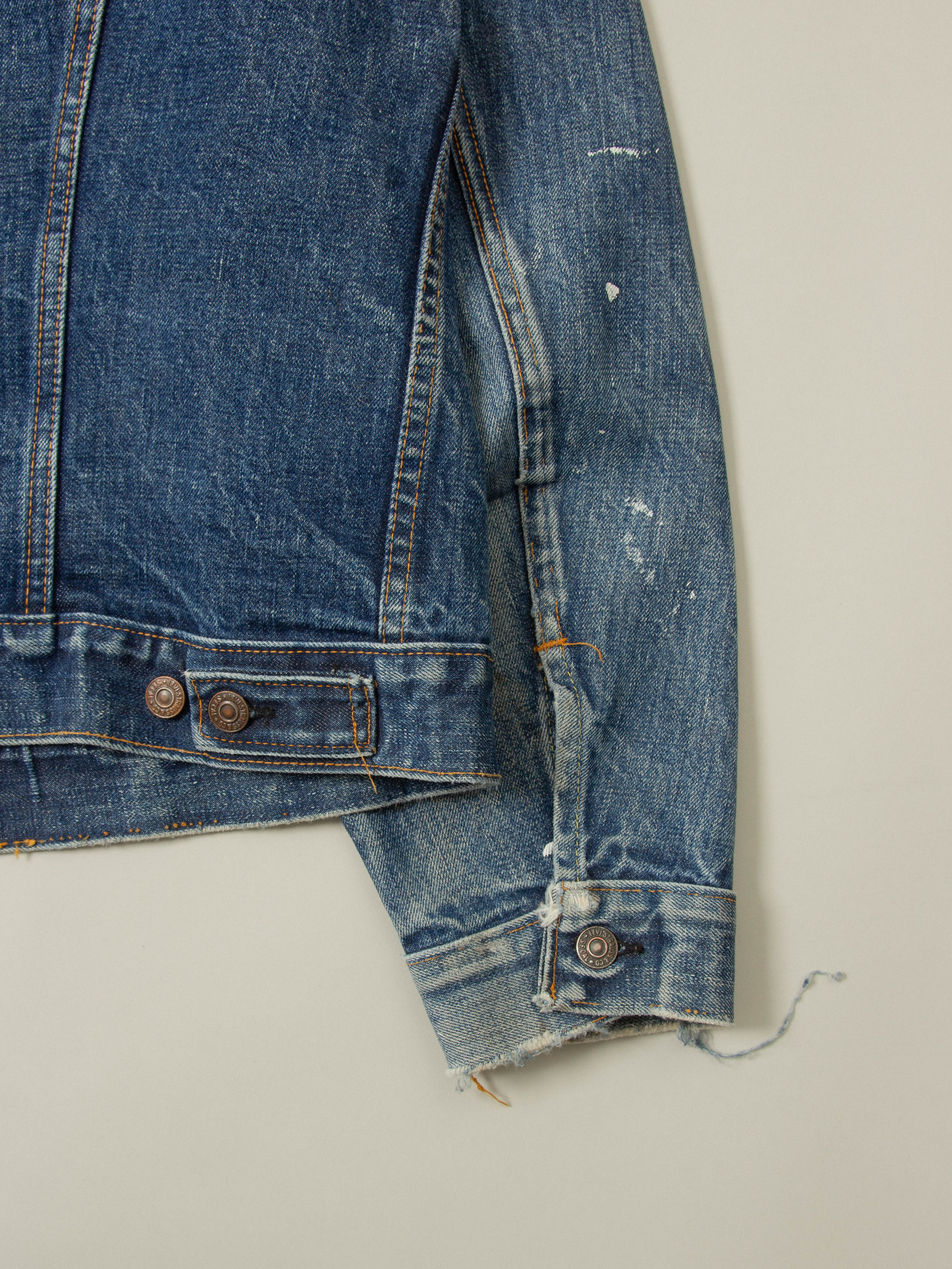 Vtg 1960s Levi's Big E Type III Denim Jacket - Made in USA (L) - Image 9