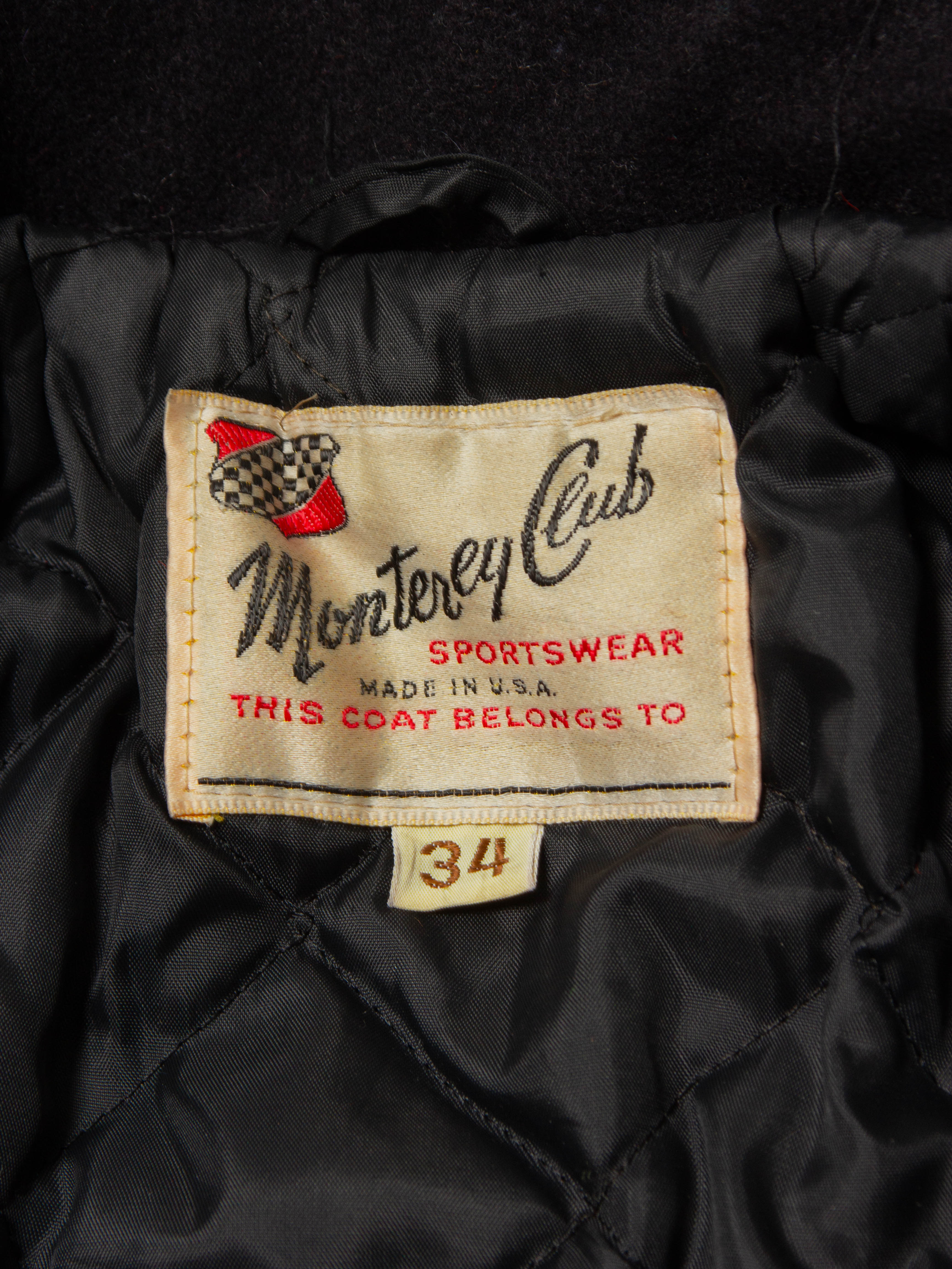 Vtg 1960s Monterey Club Wool Peacoat - Made in USA (XS) - Image 4