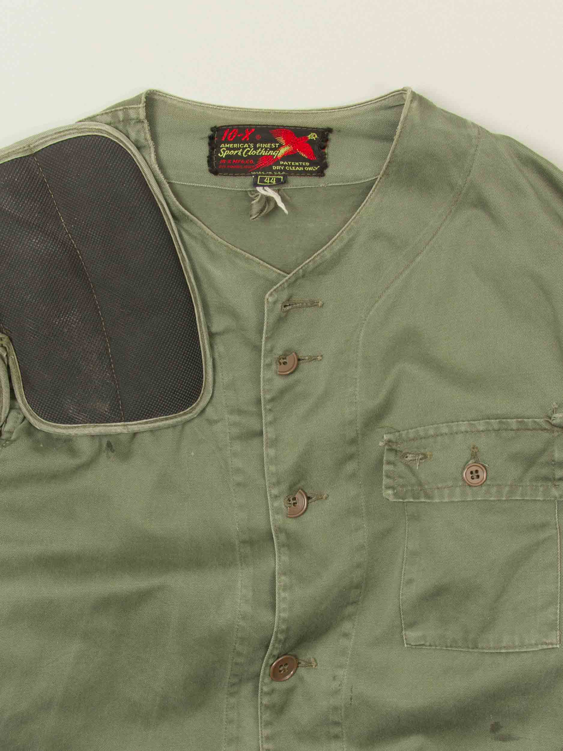 Vtg 1960s Padded Hunting Shooting Jacket – Made in USA (M/L) - Image 3