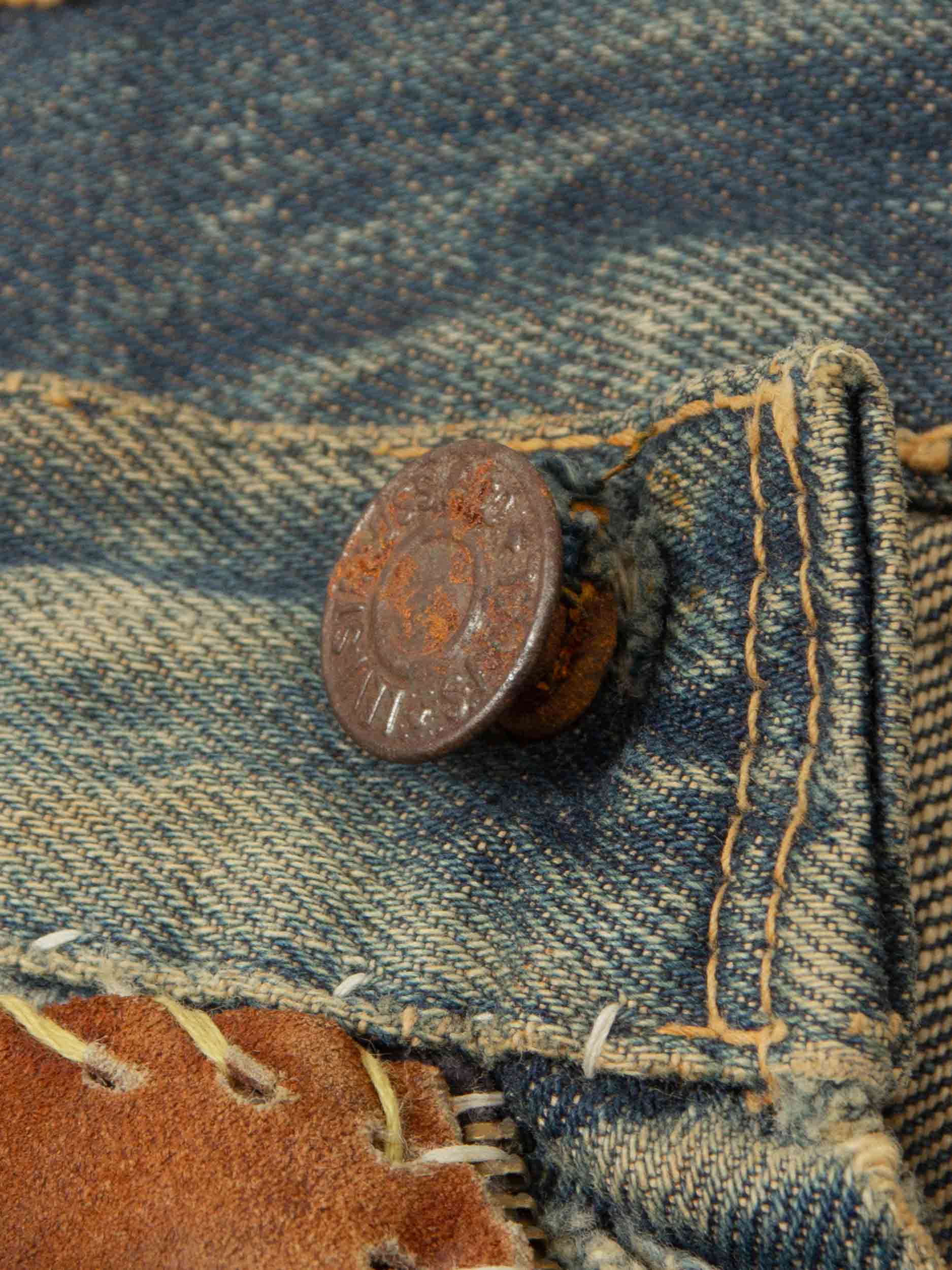 Vtg 1960s Patchwork Selvedge Levi's 505 - Made in USA (28x31) - Image 6