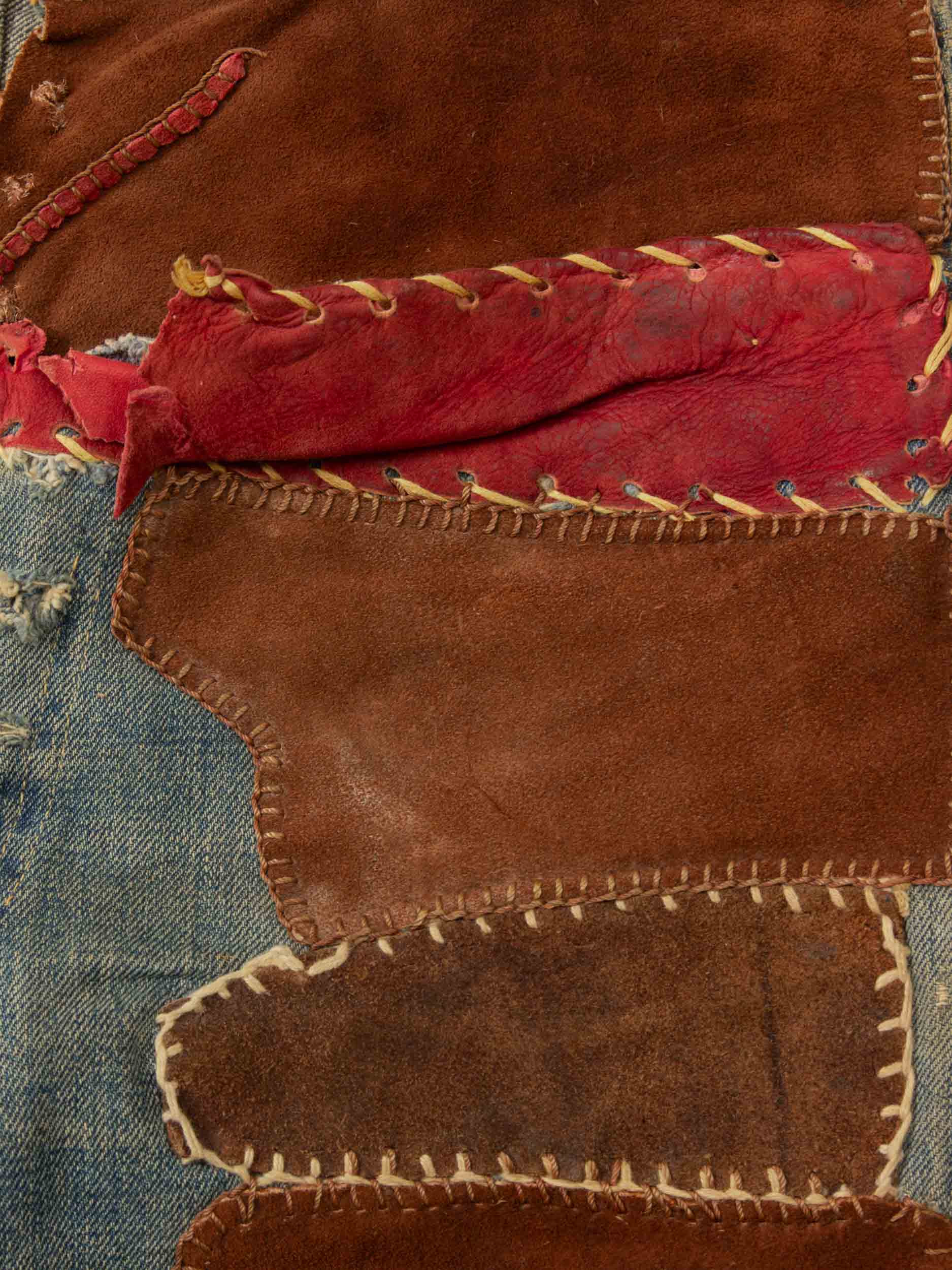 Vtg 1960s Patchwork Selvedge Levi's 505 - Made in USA (28x31) - Image 7