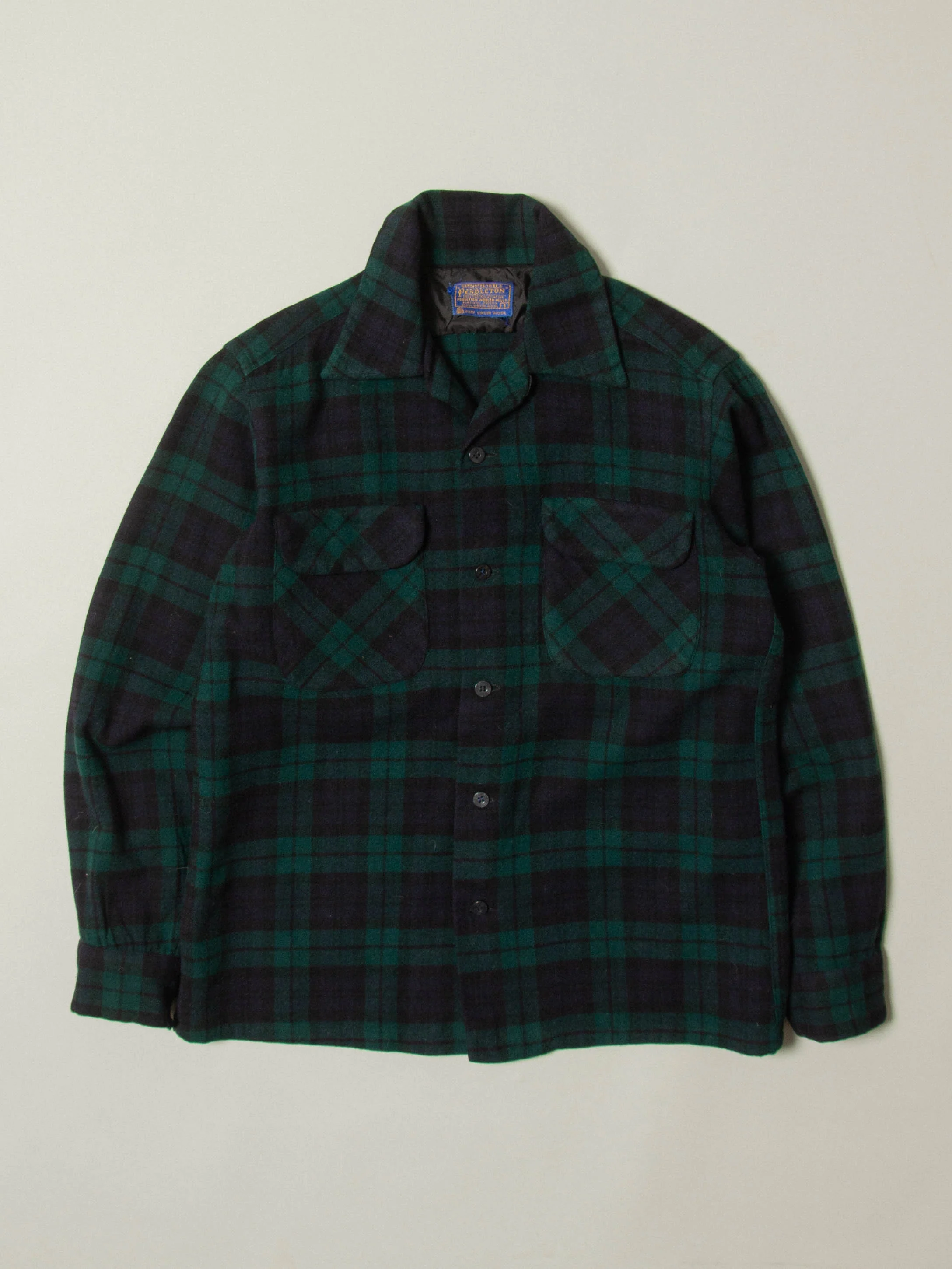 Vtg 1960s Pendleton Wool Shirt – Made in USA (S)