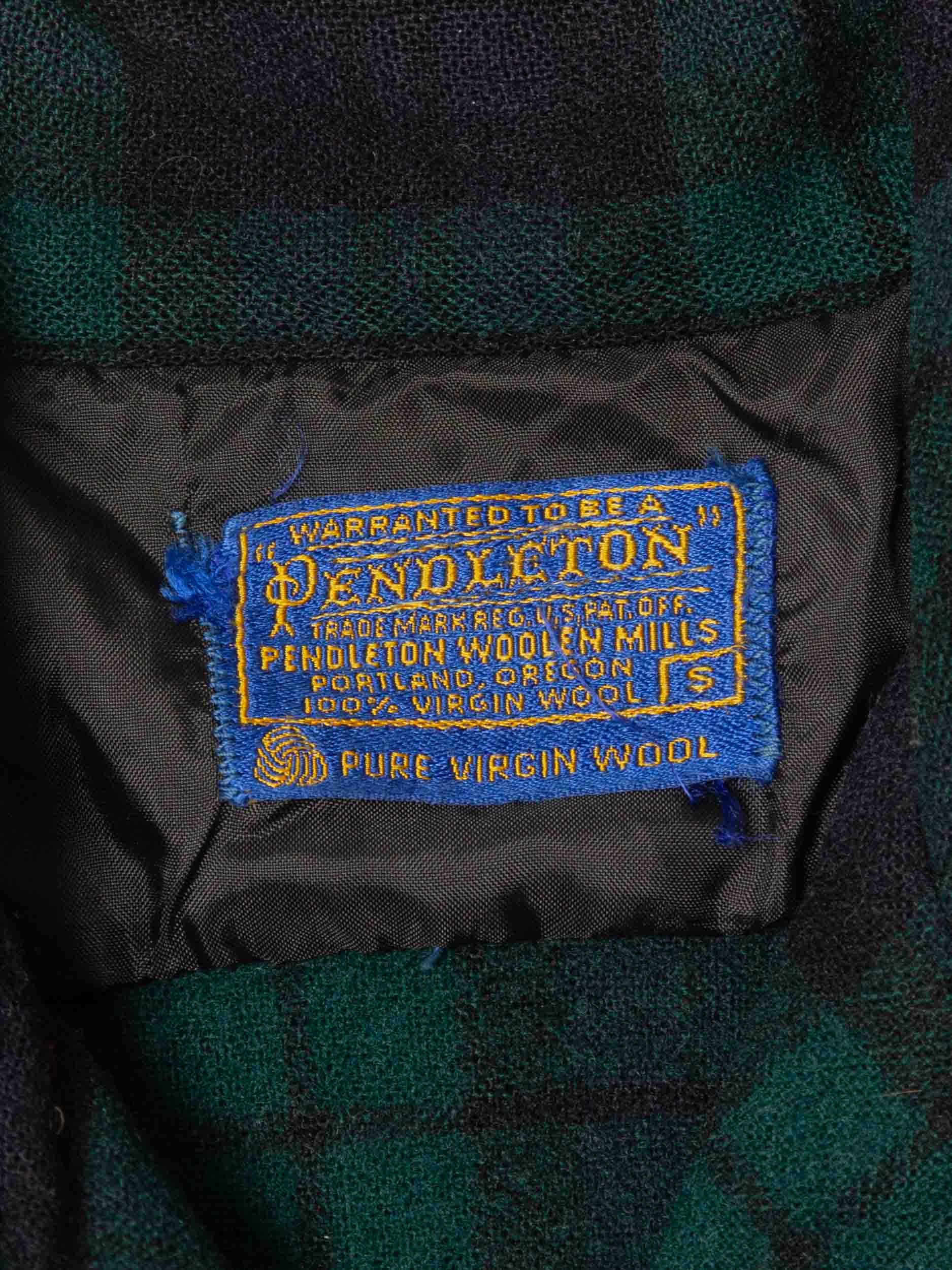 Vtg 1960s Pendleton Wool Shirt – Made in USA (S) - Image 2