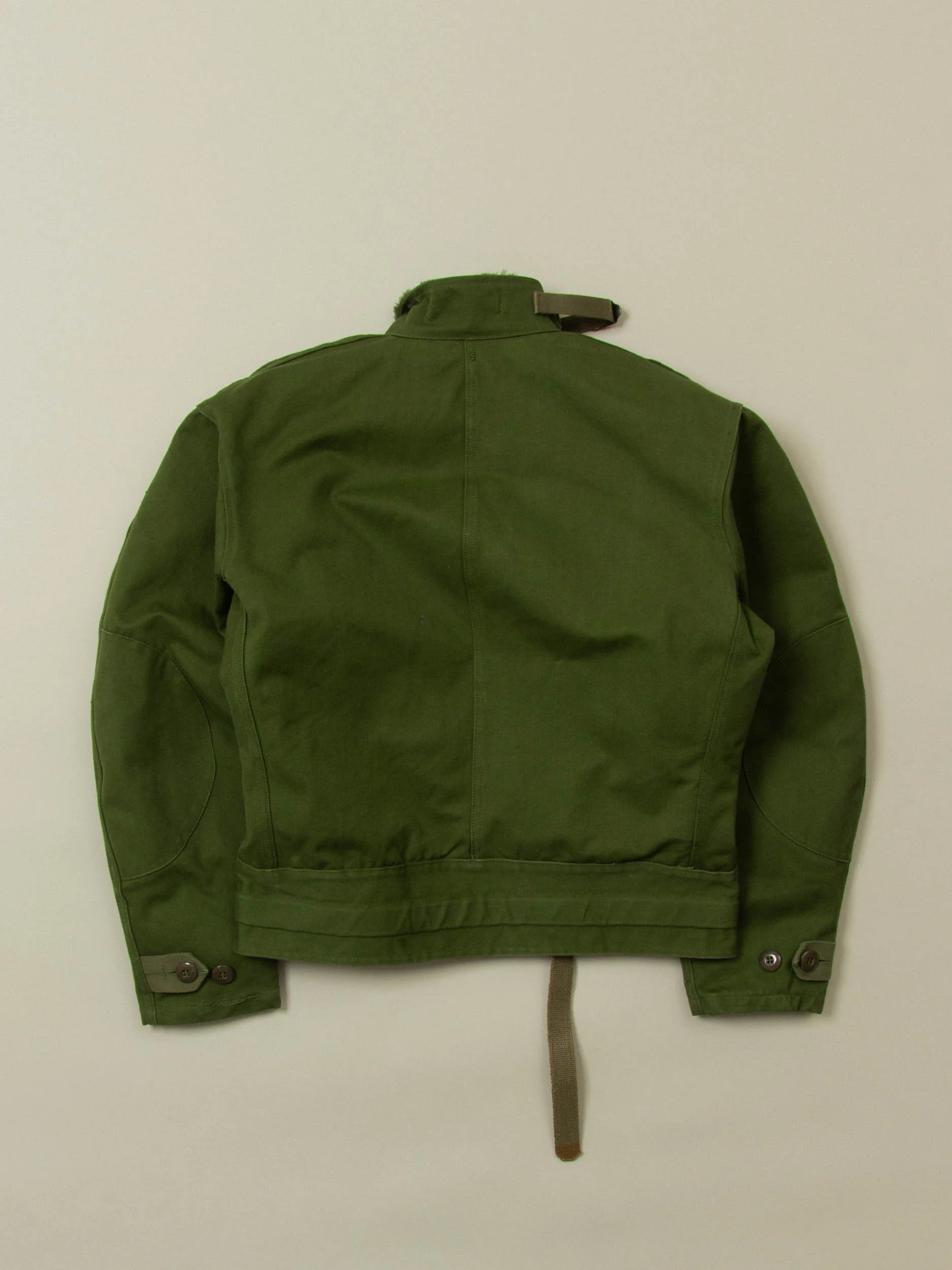 Vtg 1960s Rare Swedish Army Motorcycle Dispatch Jacket (M) - Image 11