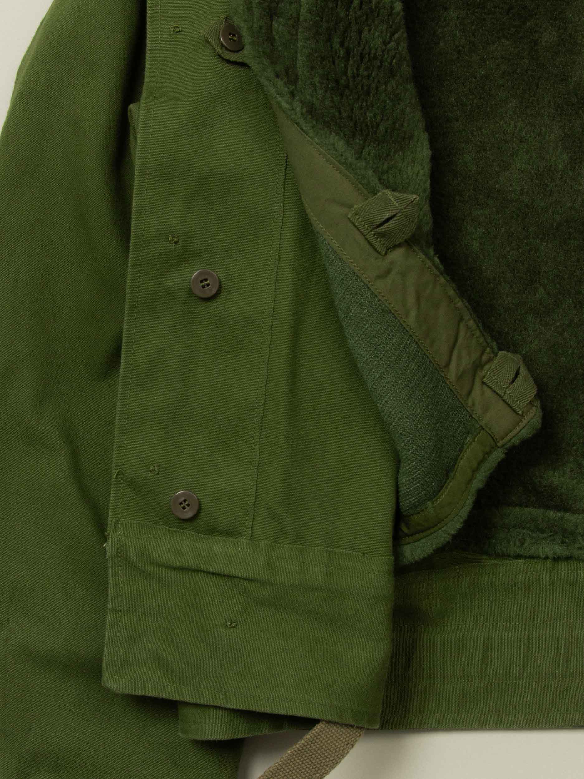 Vtg 1960s Rare Swedish Army Motorcycle Dispatch Jacket (M) - Image 6