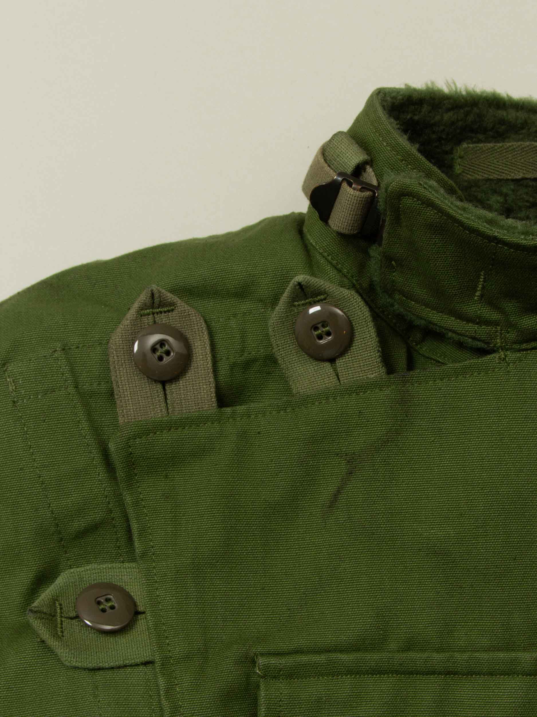 Vtg 1960s Rare Swedish Army Motorcycle Dispatch Jacket (M) - Image 9