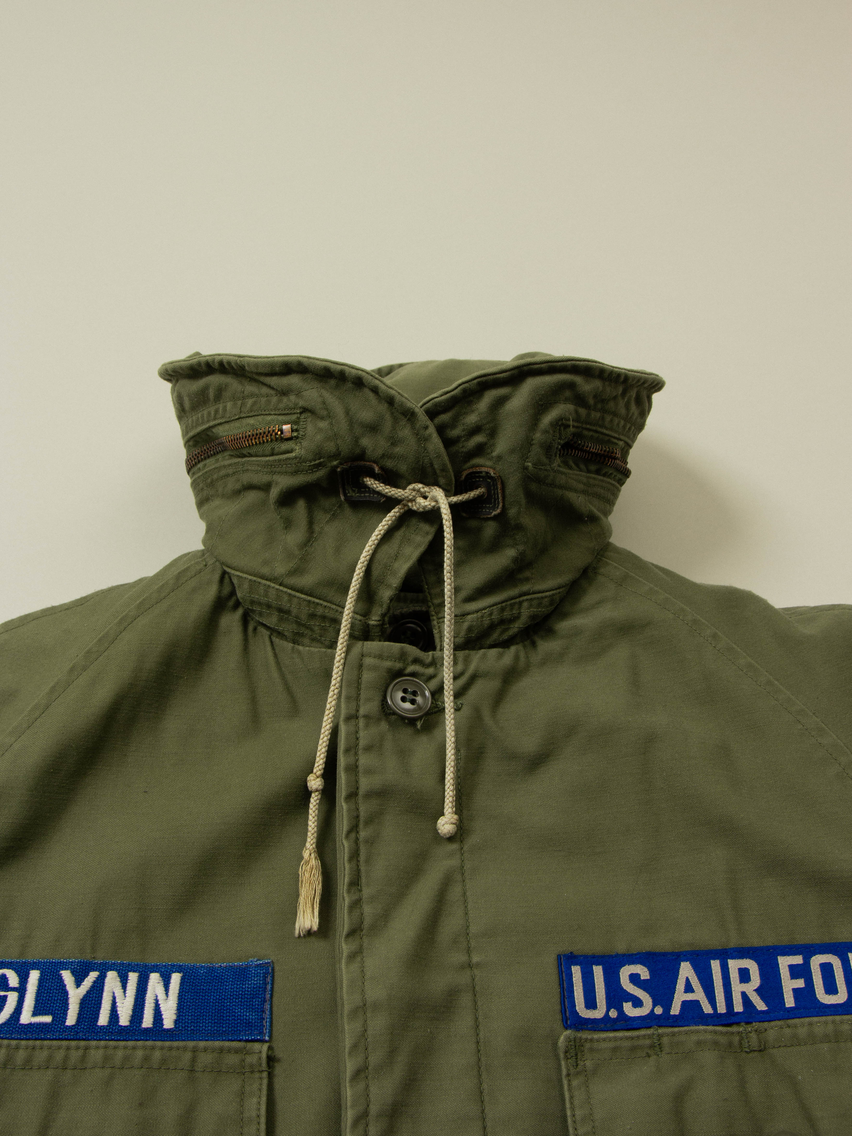 Vtg 1960s US Air Force M-65 Field Jacket (M) - Image 2