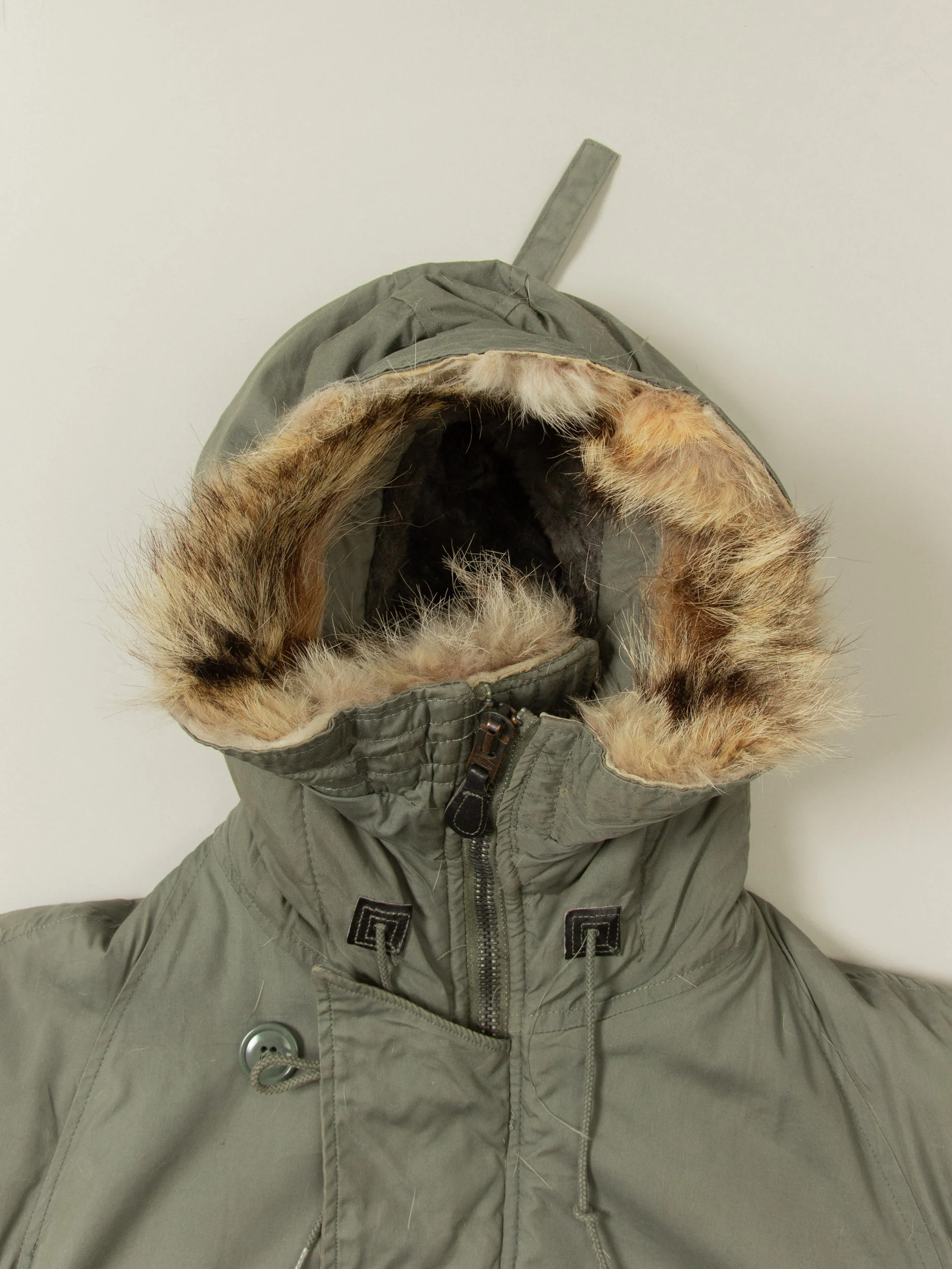 Vtg 1960s US Air Force N-3B Snorkel Parka (M) - Image 2