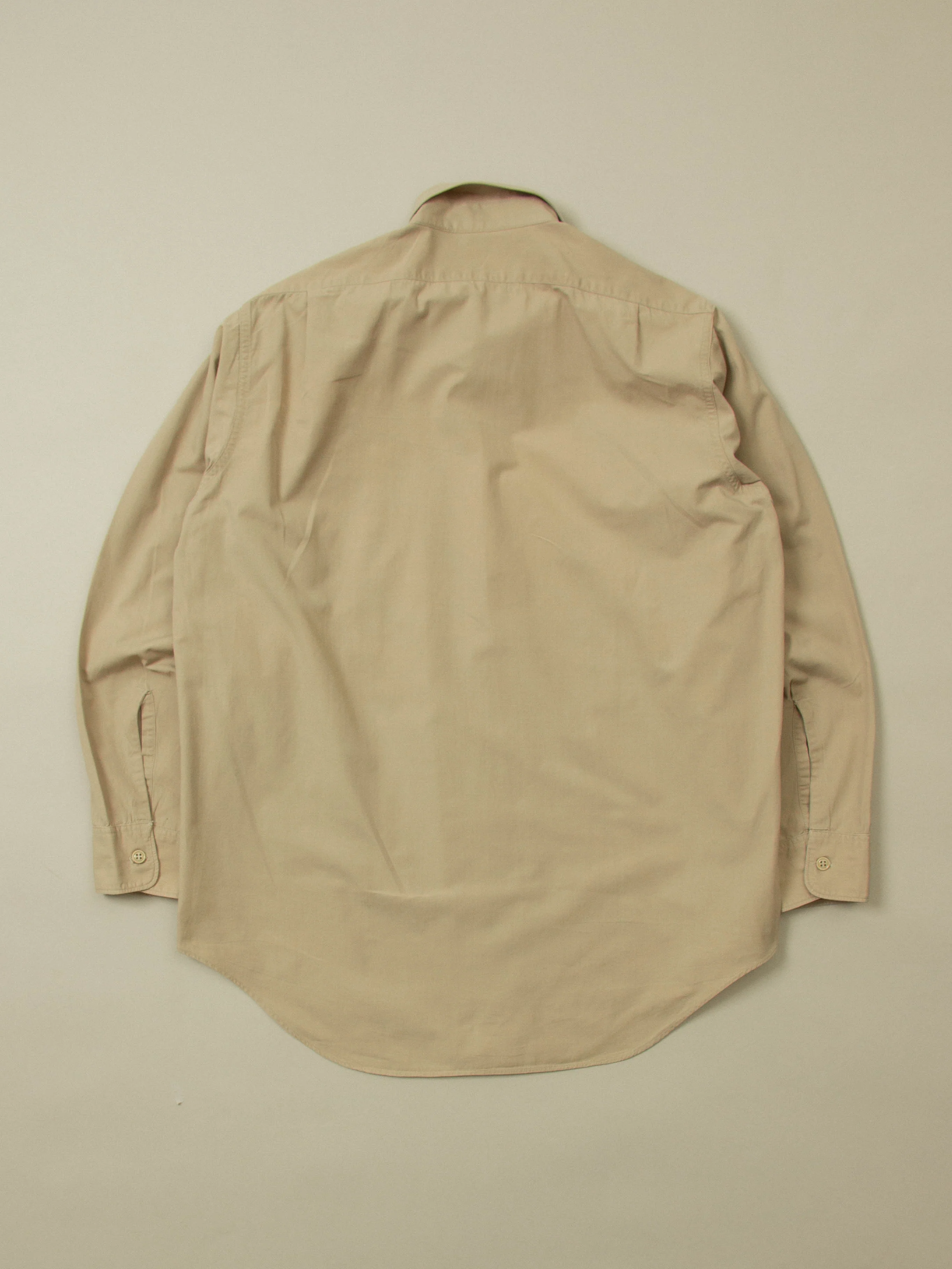 Vtg 1960s US Army Khaki Shirt (S) - Image 3
